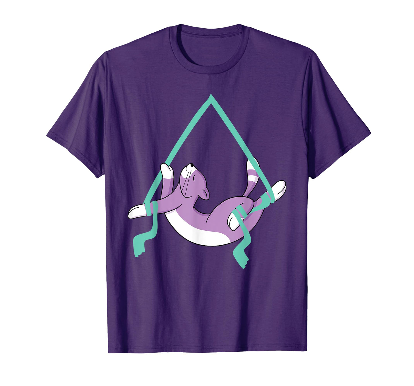 Aerialist Cat Aerial Profession Yoga Fitness T-Shirt for Men Women Girls Kids