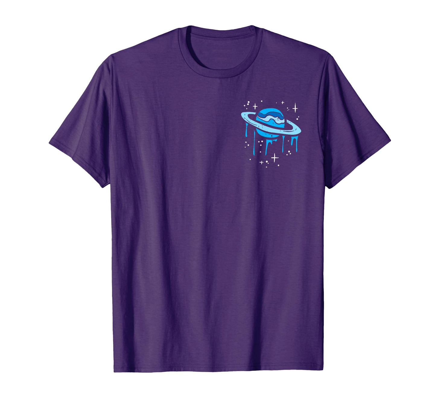 Saturn Melt Pocket Planet Space Solar System Men Women Kids T-Shirt
