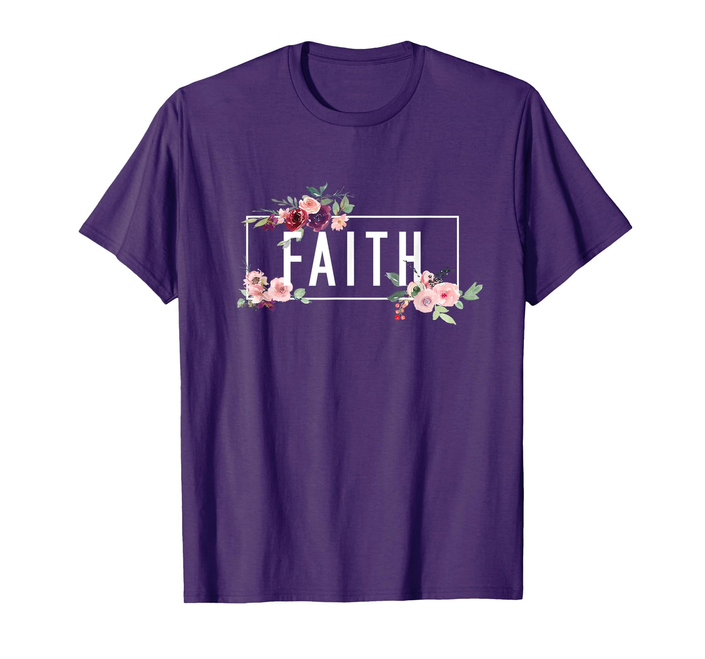 Modern Flora Flowers Bouquet Design. Spiritual Woman Faith T-Shirt