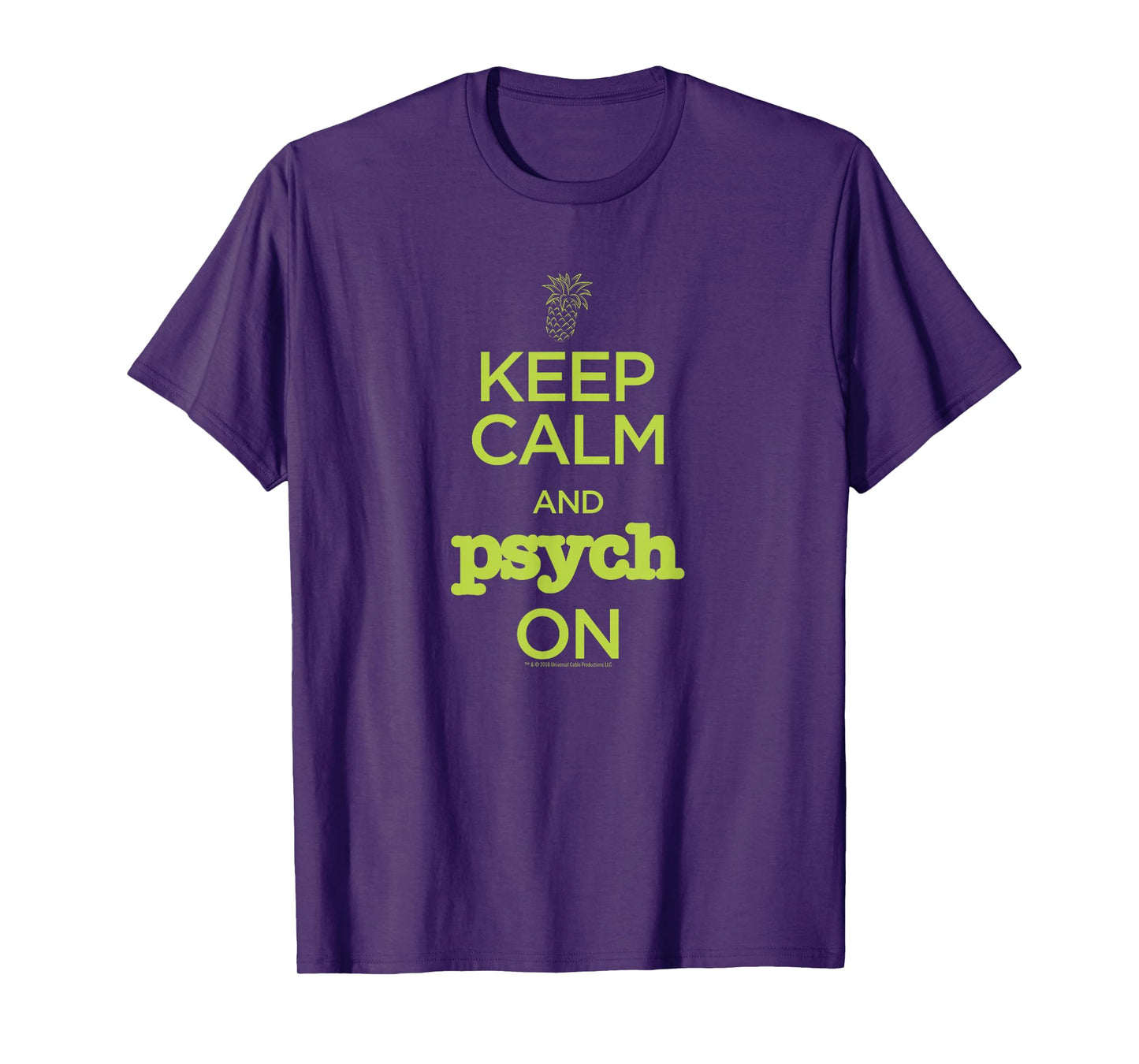 Psych Keep Calm and Psych On Standard T-Shirt - Official Tee T-Shirt
