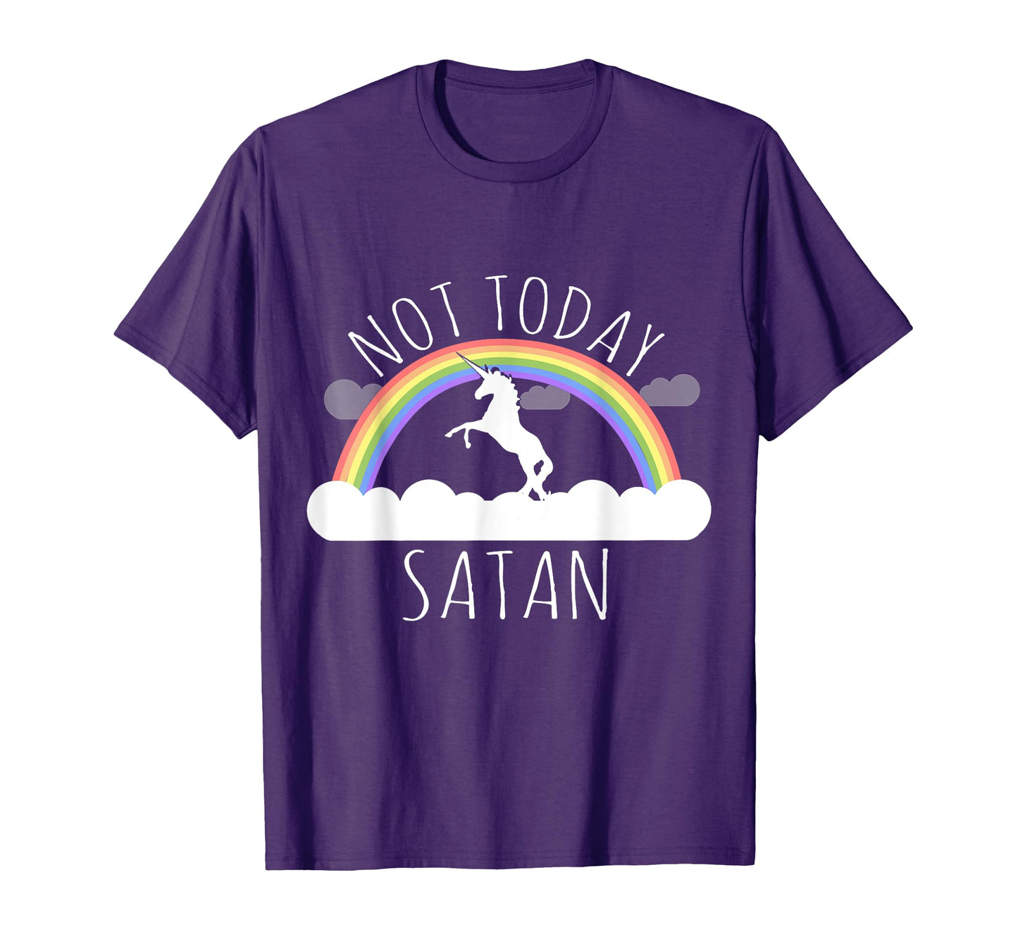 Flippin Sweet Gear Not Today Satan Unisex Black Cotton T-Shirt