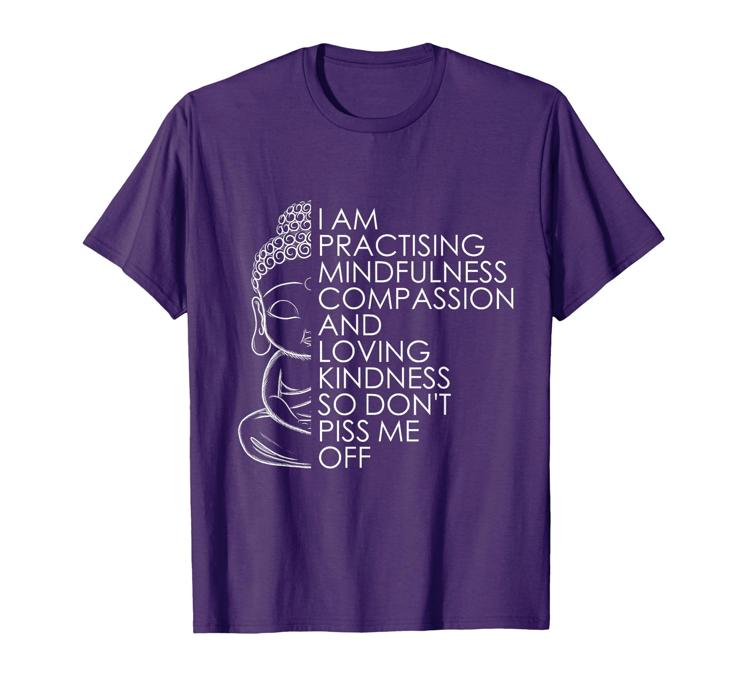 Funny Sarcastic Spiritual Buddha Yoga Meditation Zen T-Shirt