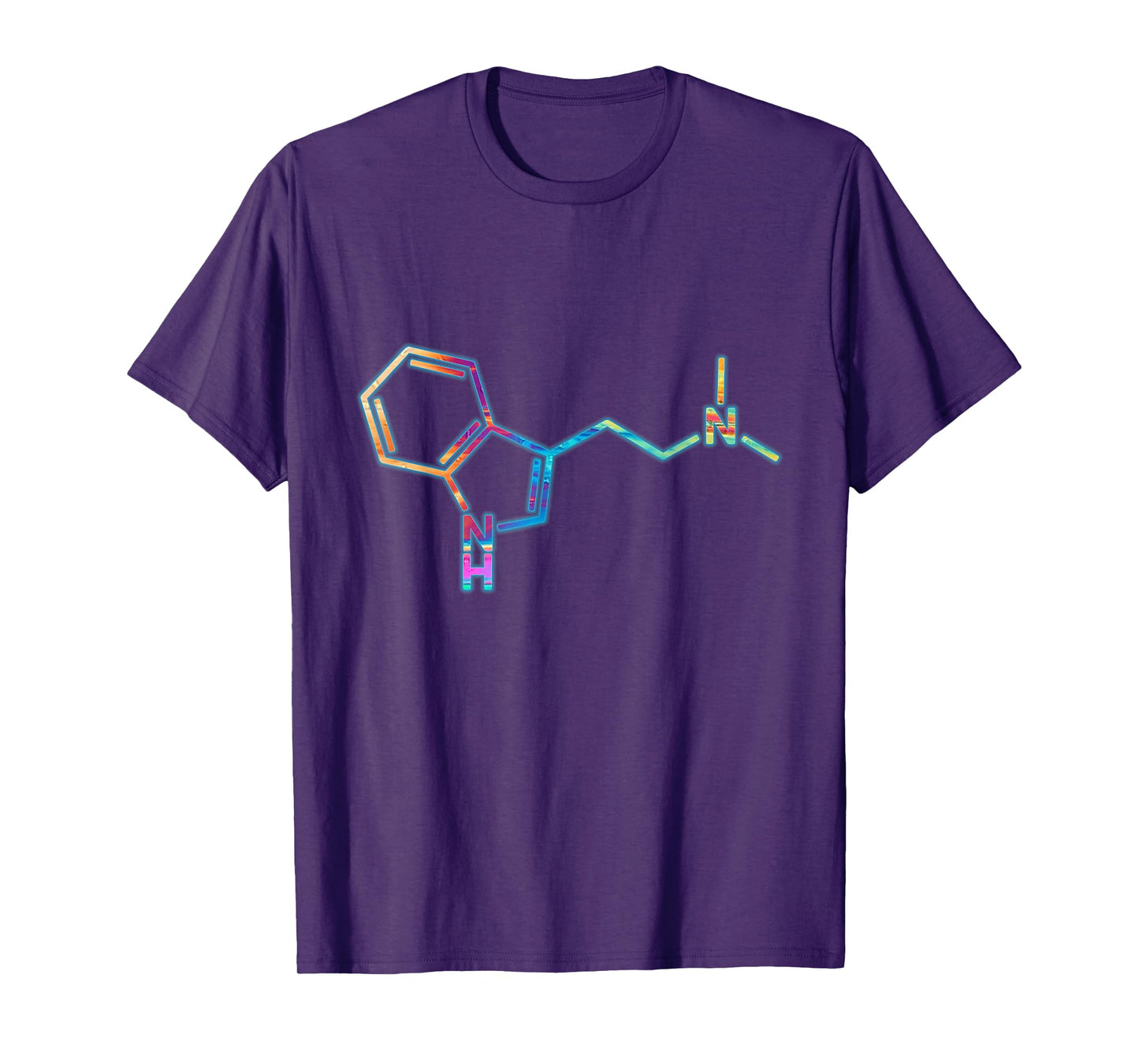 Spiritual DMT Molecule T-Shirt for Psychedelic Art Lovers