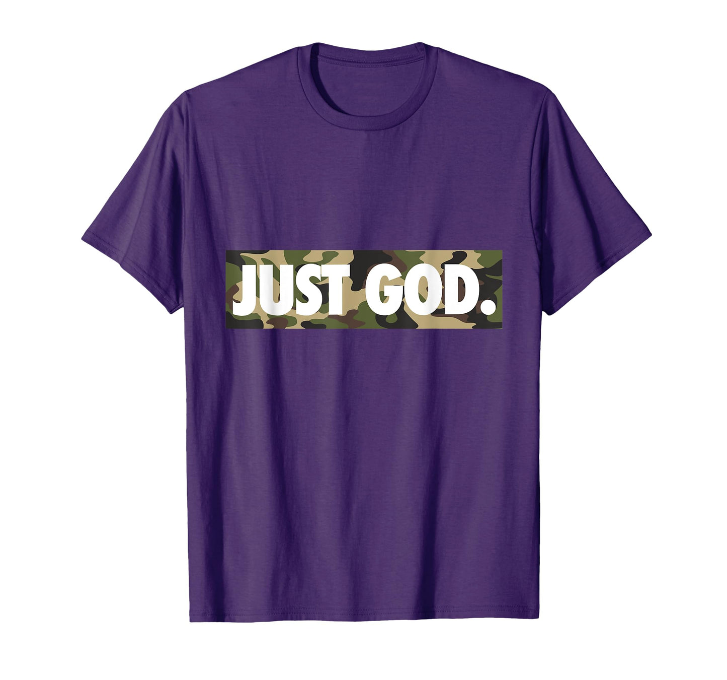 Just God, God Is Dope, Camouflage, Faith, Christian T-Shirt