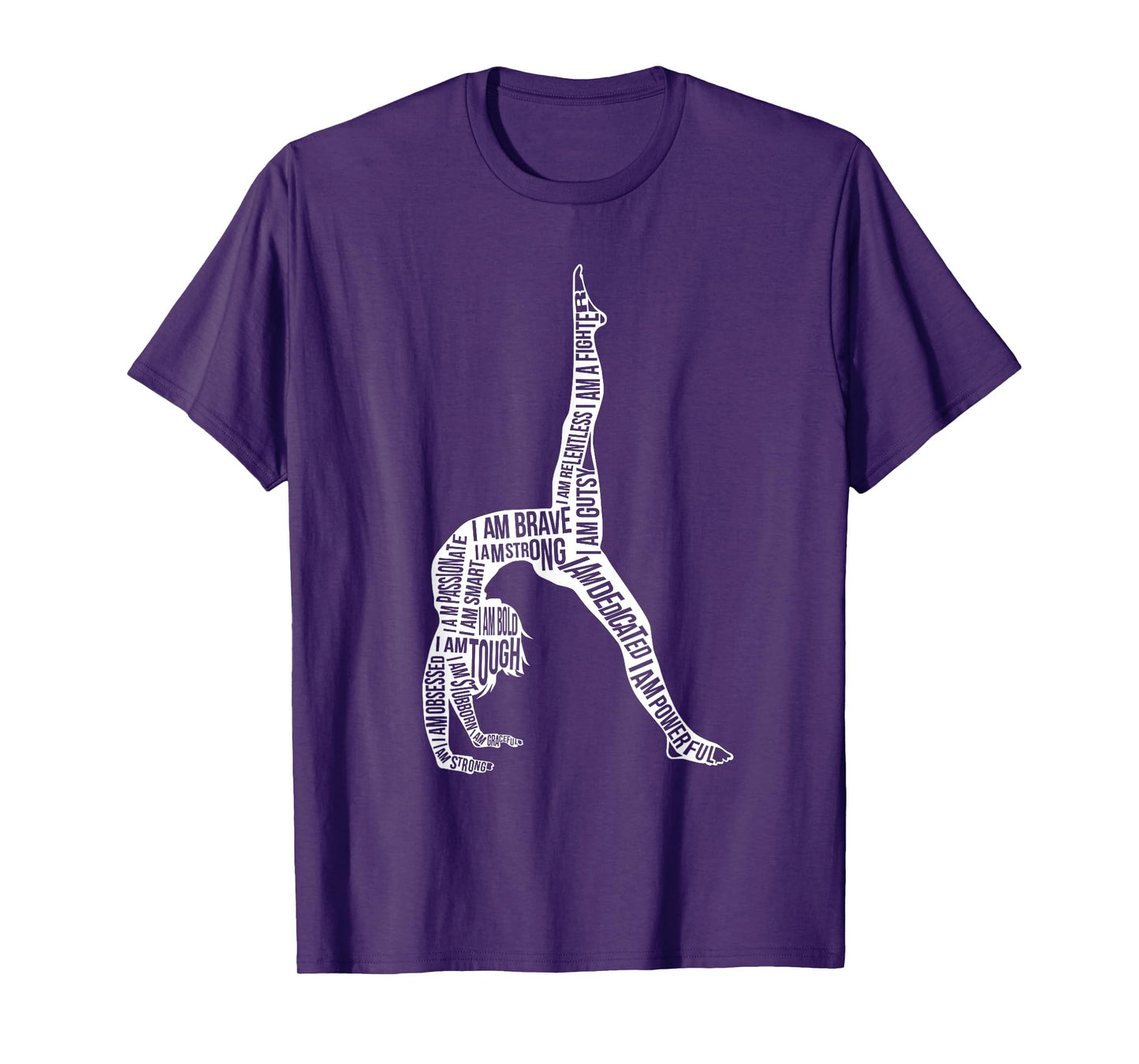 Cheerleading Tumbling Flip Acrobatic Girls Design Gymnastics Typography Funny Gymnast Handstand Women's Black Short Sleeve Classic Fit T-Shirt