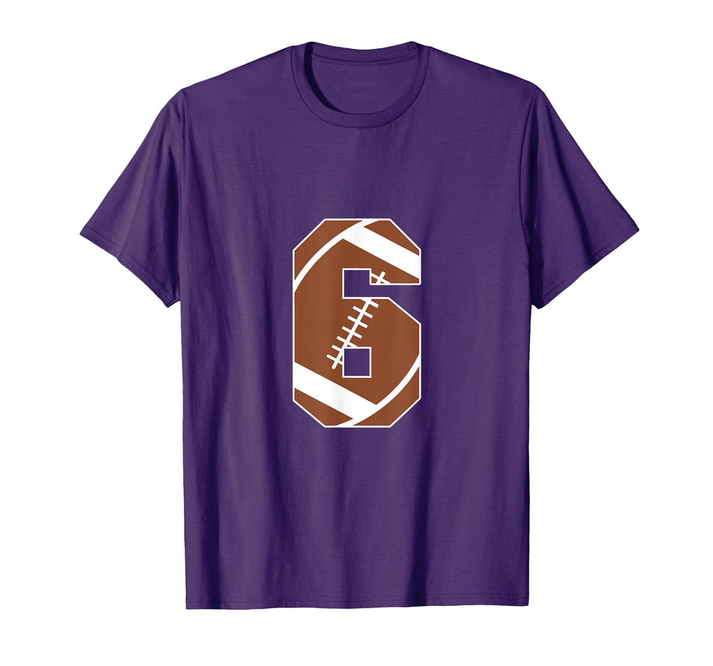6th Birthday Kids Football Birthday Party 6 Years Old Boys T-Shirt