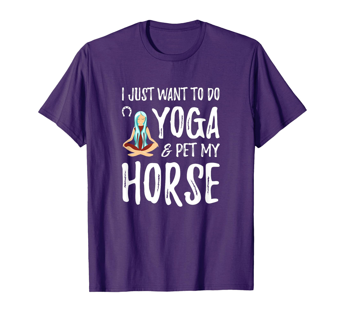 Yoga and Horse for Funny Horse Mom Gift Idea T-Shirt