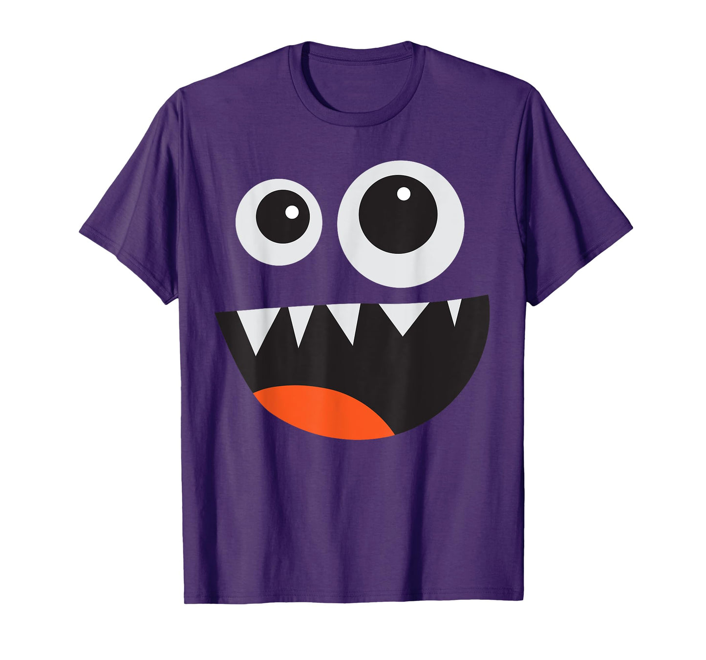 Men's Women's Cute Monster Face Costume Halloween T-Shirt