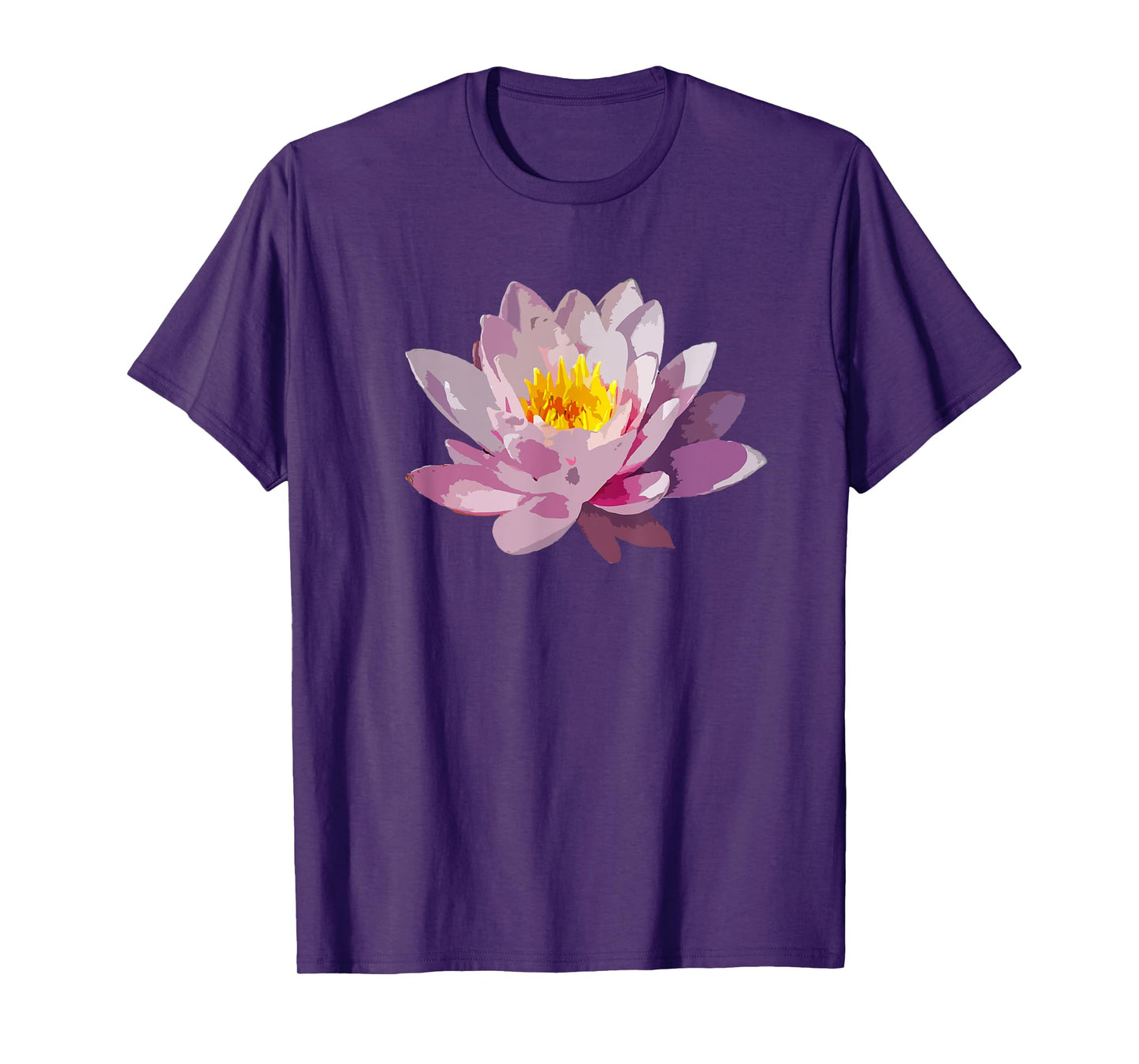 Flower Water Lily Pink Gardener Feminine Yoga Lotus Gift T-Shirt