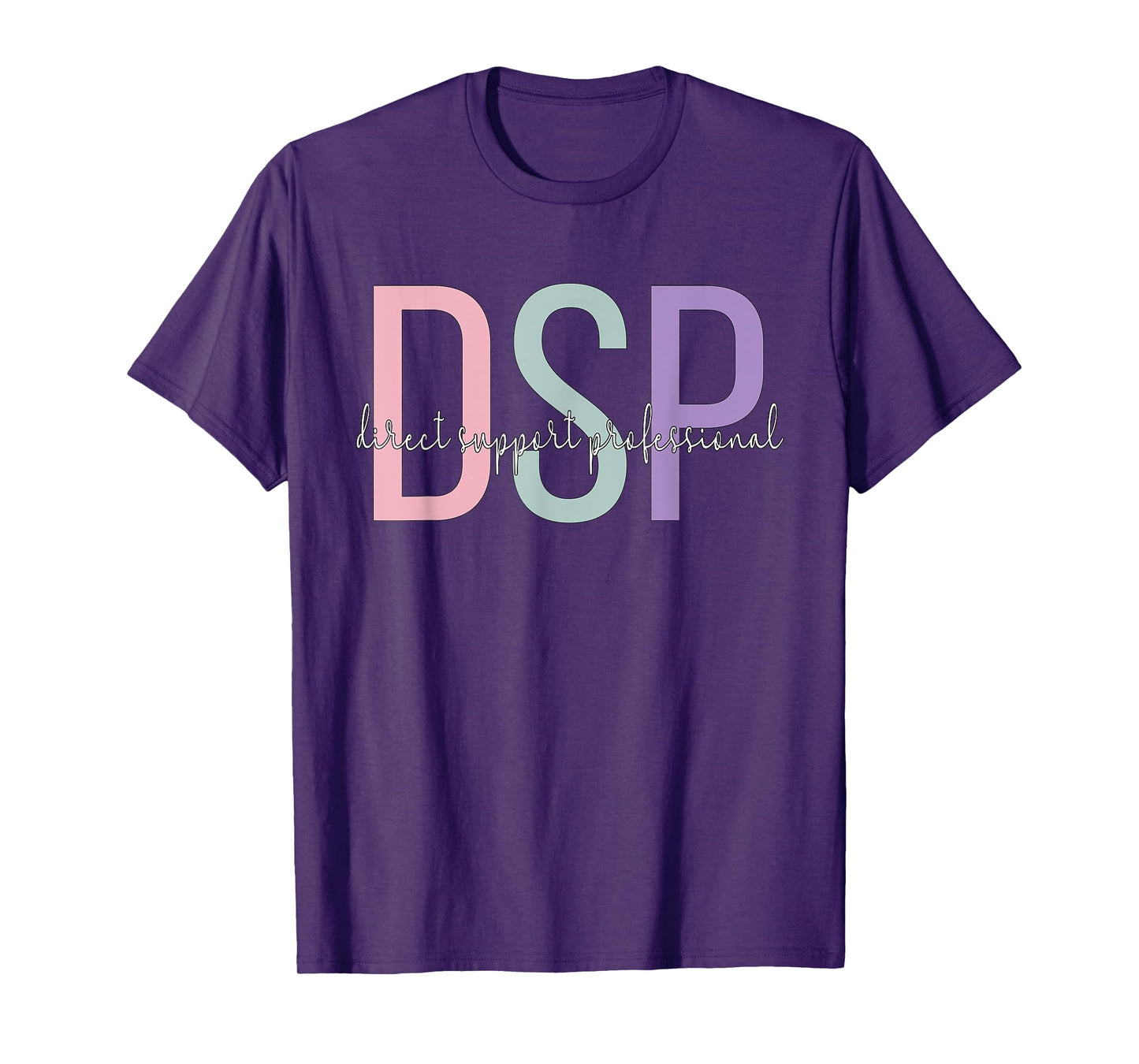DSP Cute Direct Support Professional Black Women's Classic Fit Modern Classic Round Collar Lace Embellishment T-Shirt