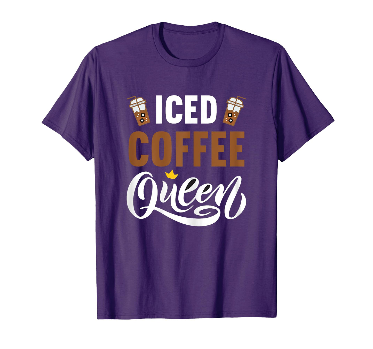 Womens Iced Coffee Queen T-Shirt