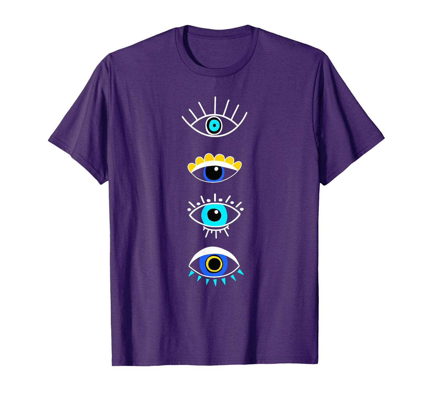 Evil Eye Curse Protection Seeing Eyes Nazar Mati Evil Eye T-Shirt