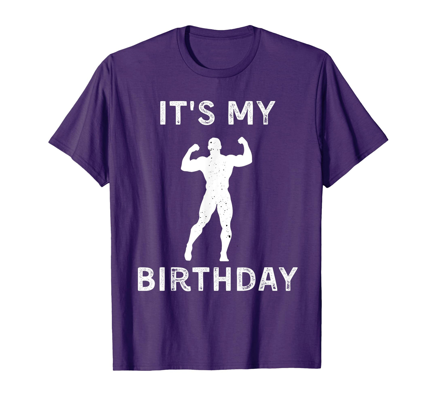 It's My Birthday Lifting Weights Lover Vintage Retro T-Shirt