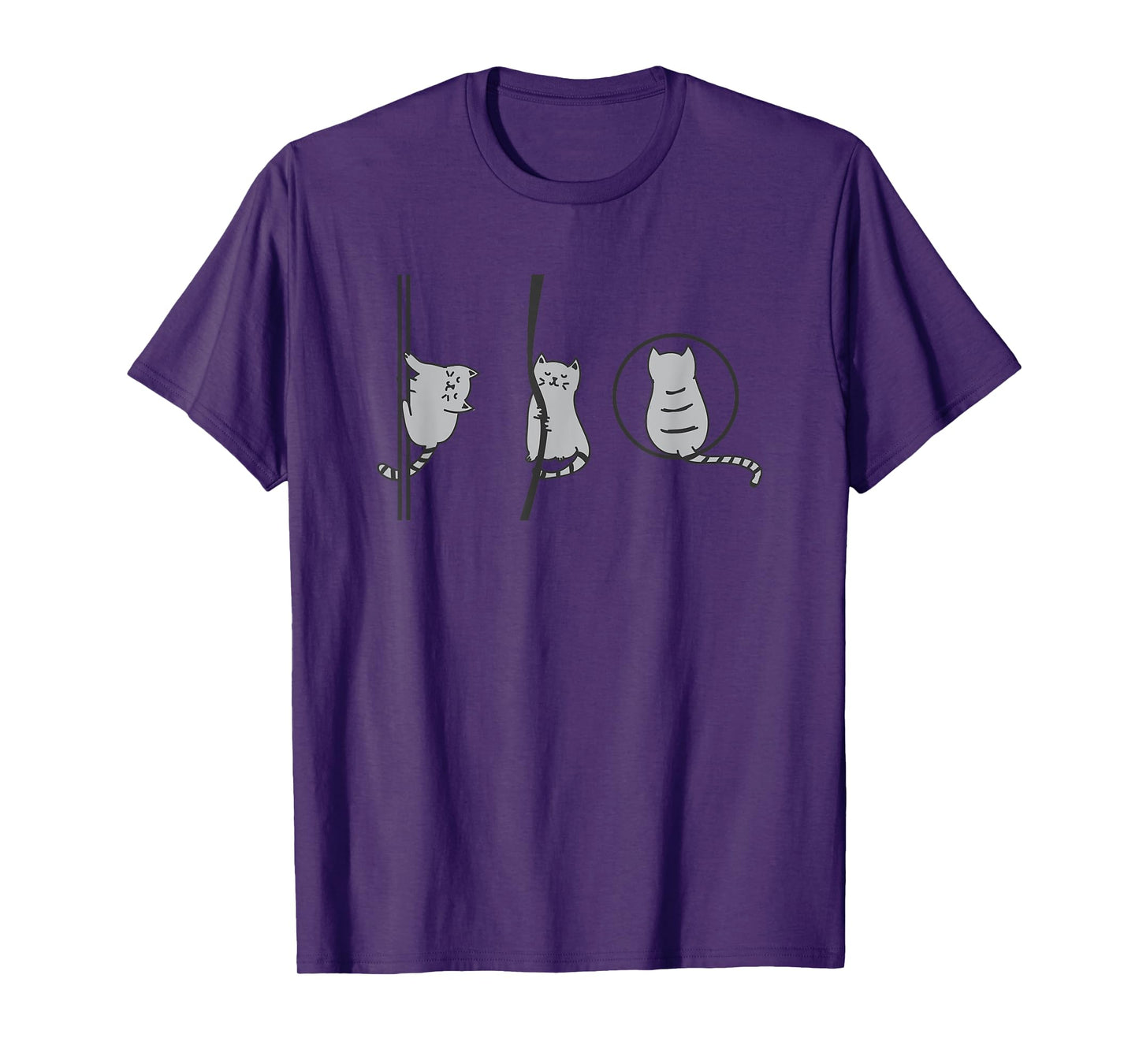 Circus Aerialist Cat Aerialist Yogi Dancer Aerial Lover T-Shirt for Men Women
