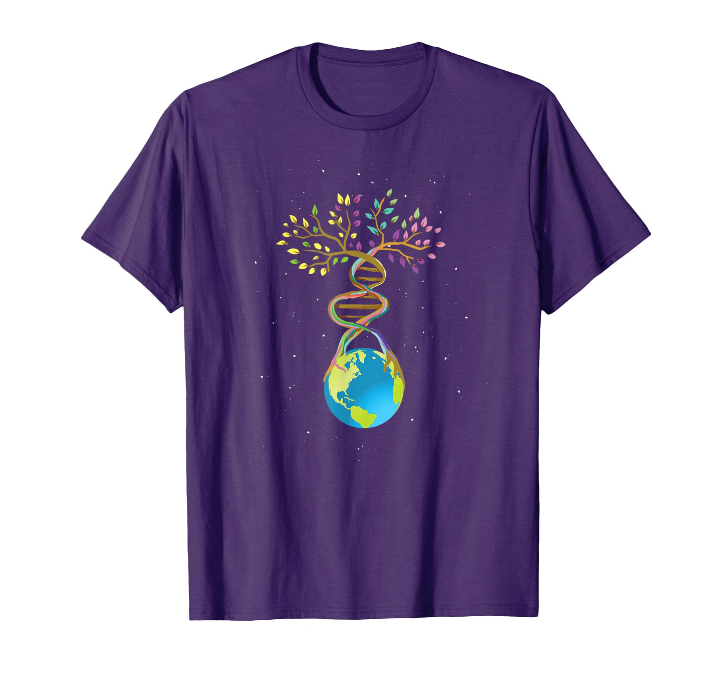 DNA Tree Life Mother Earth Genetics Biologist Science Shirt T-Shirt