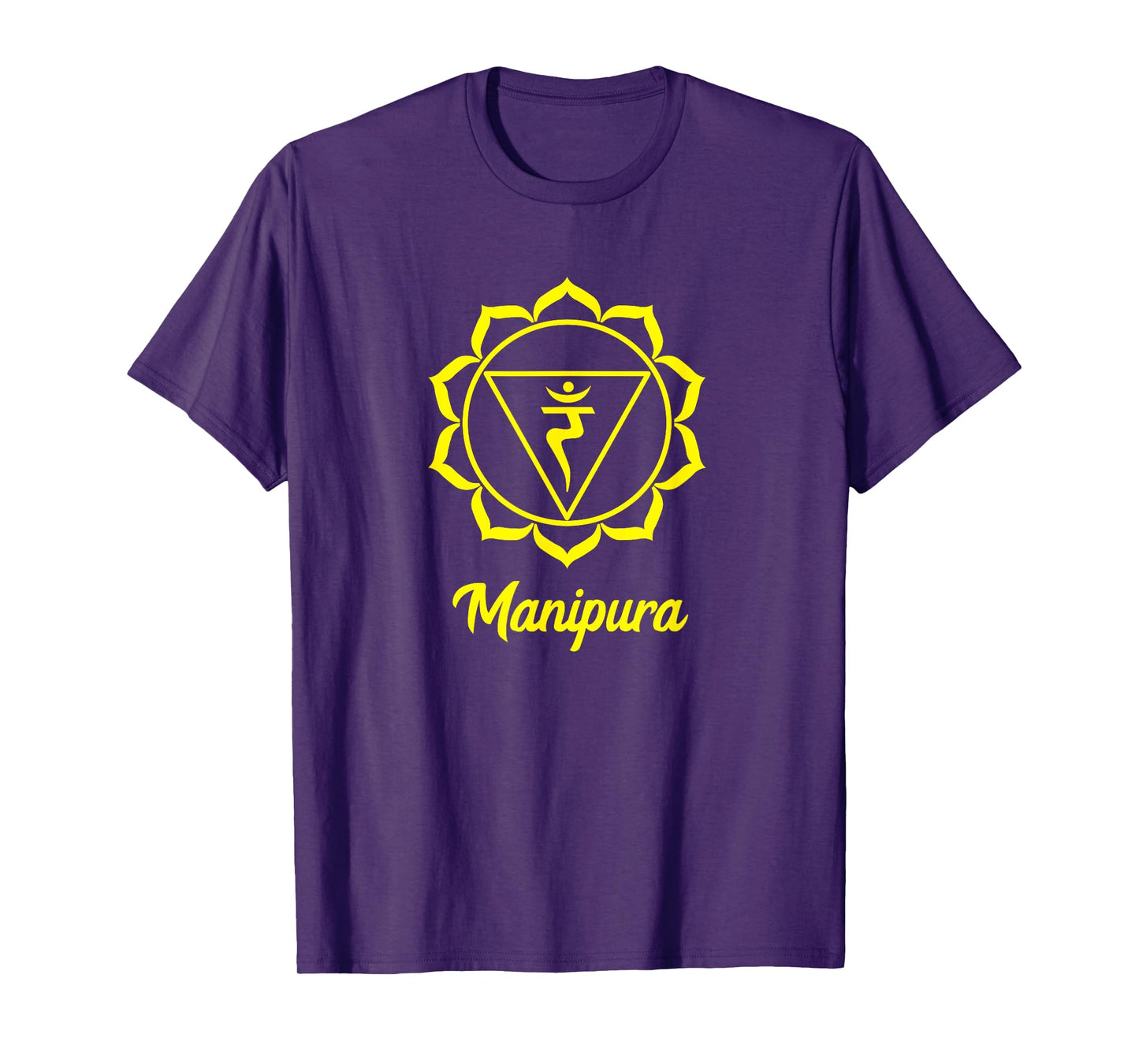 Solar Plexus Chakra Symbol Yellow Manipura Yogi Yoga T-Shirt