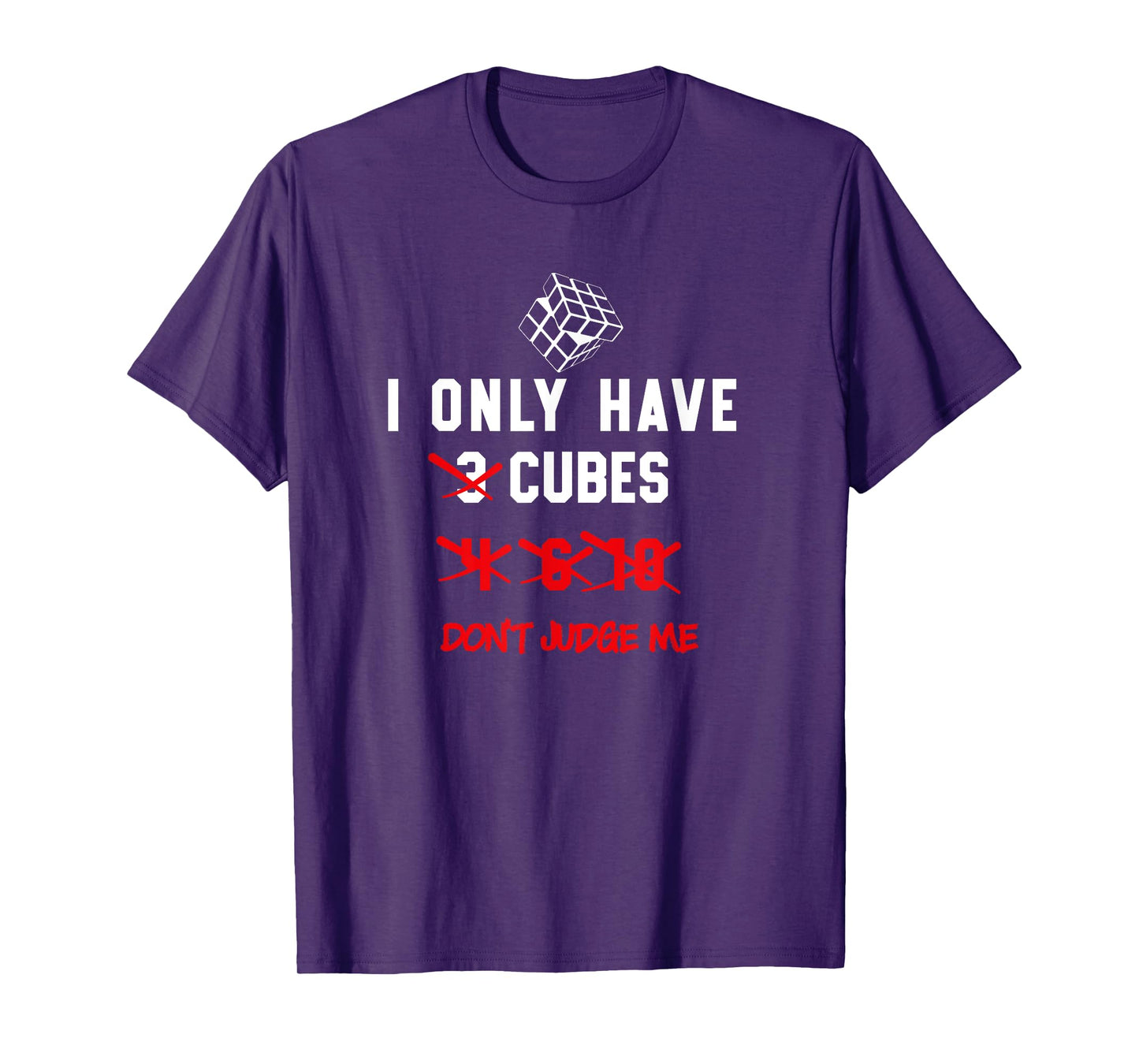 I Only Want Puzzle Cube Funny Speed Cubing Youth Math T-Shirt