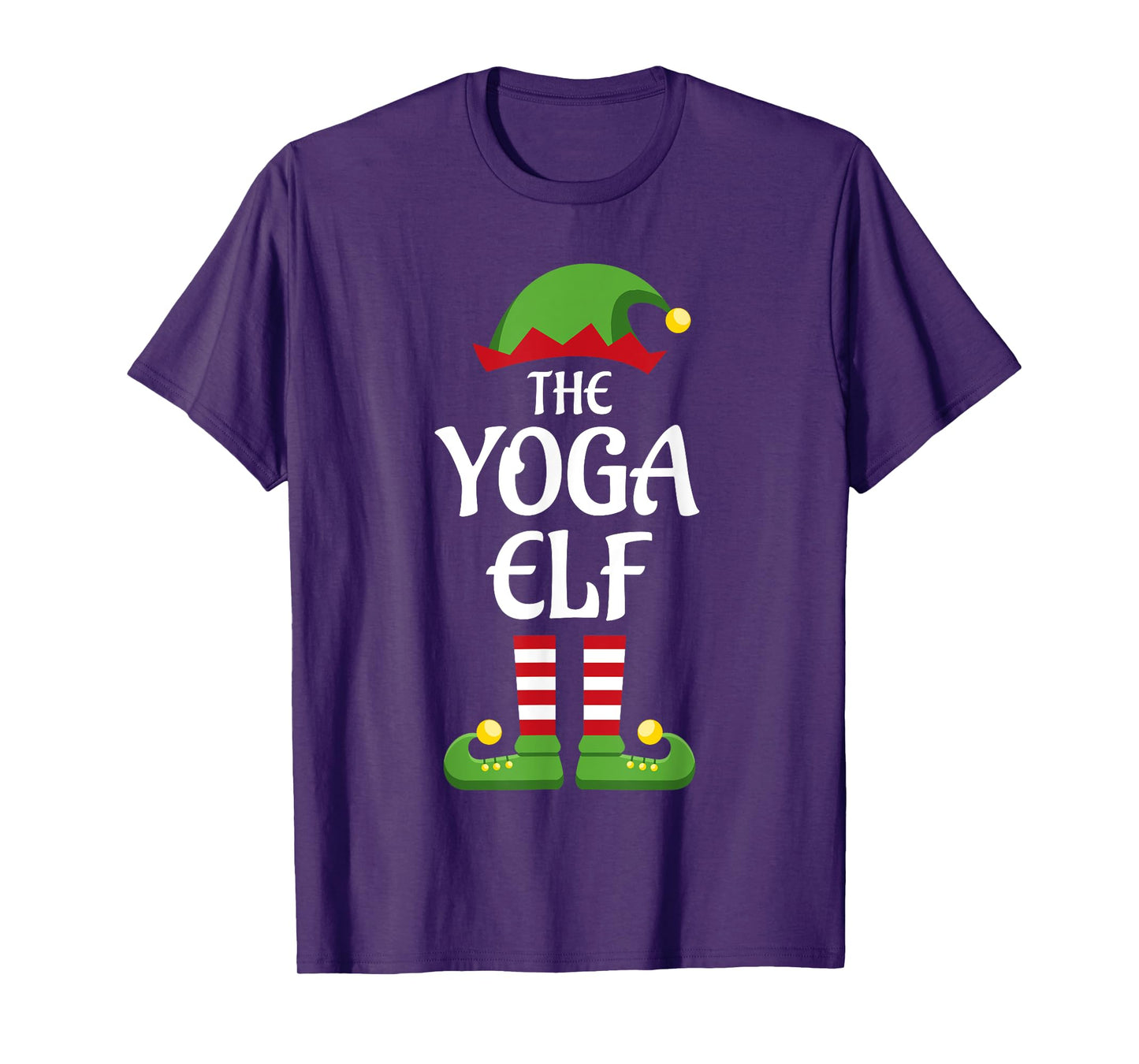 Yoga Elf Family Matching Group Christmas T-Shirt