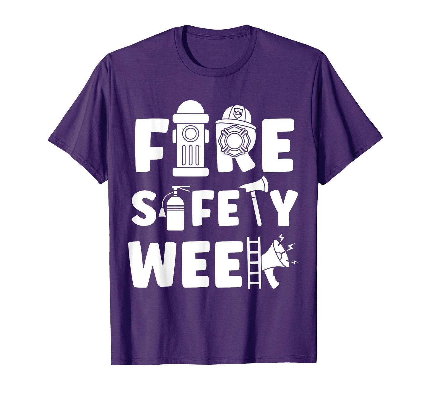 Fire Safety Week Prevention Month Firefighter Stop Drop Roll T-Shirt
