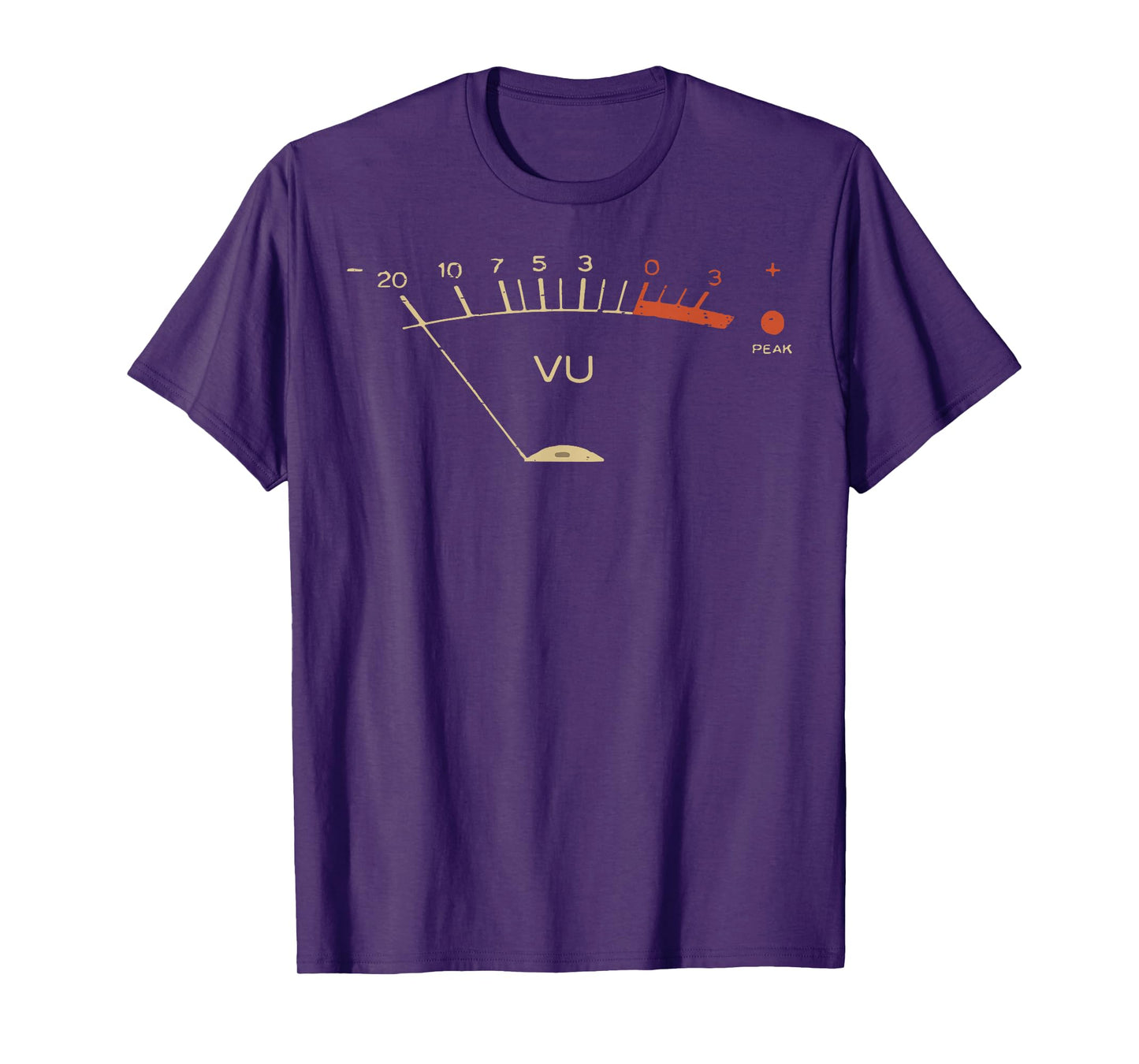 Music Volume Unit Meter Audio Sound Engineer Men Women T-Shirt