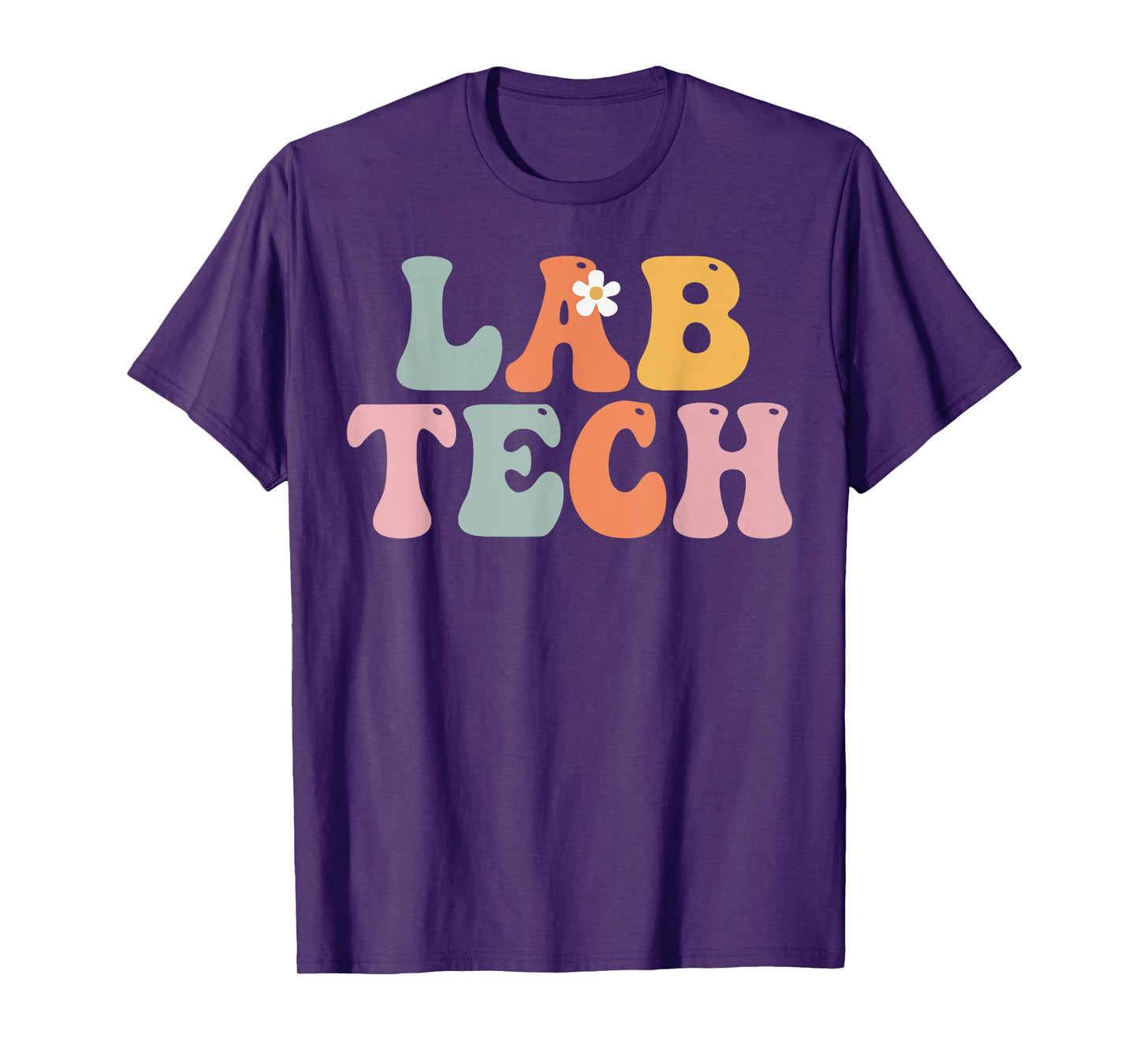 Lab Tech Week Groovy Appreciation Day For Women For Work T-Shirt