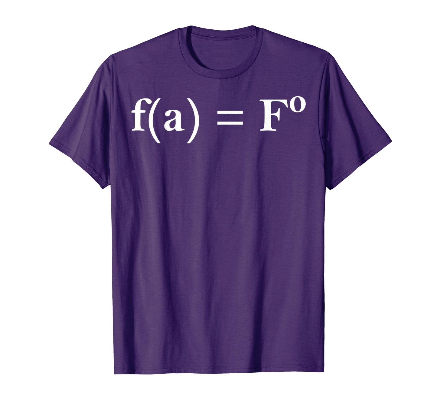 FAFO Math Equation Funny Novelty Math Teacher Nerd Geek Gift T-Shirt