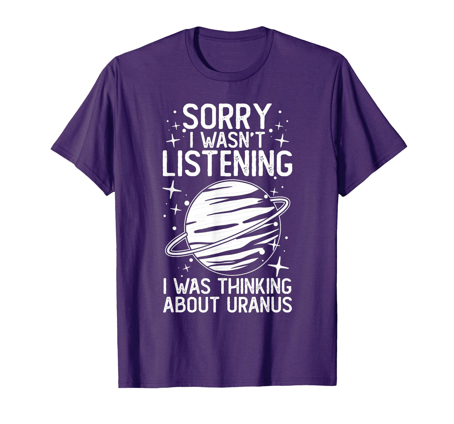 Uranus Planet Ring Solar System Gas Atmosphere Space T-Shirt