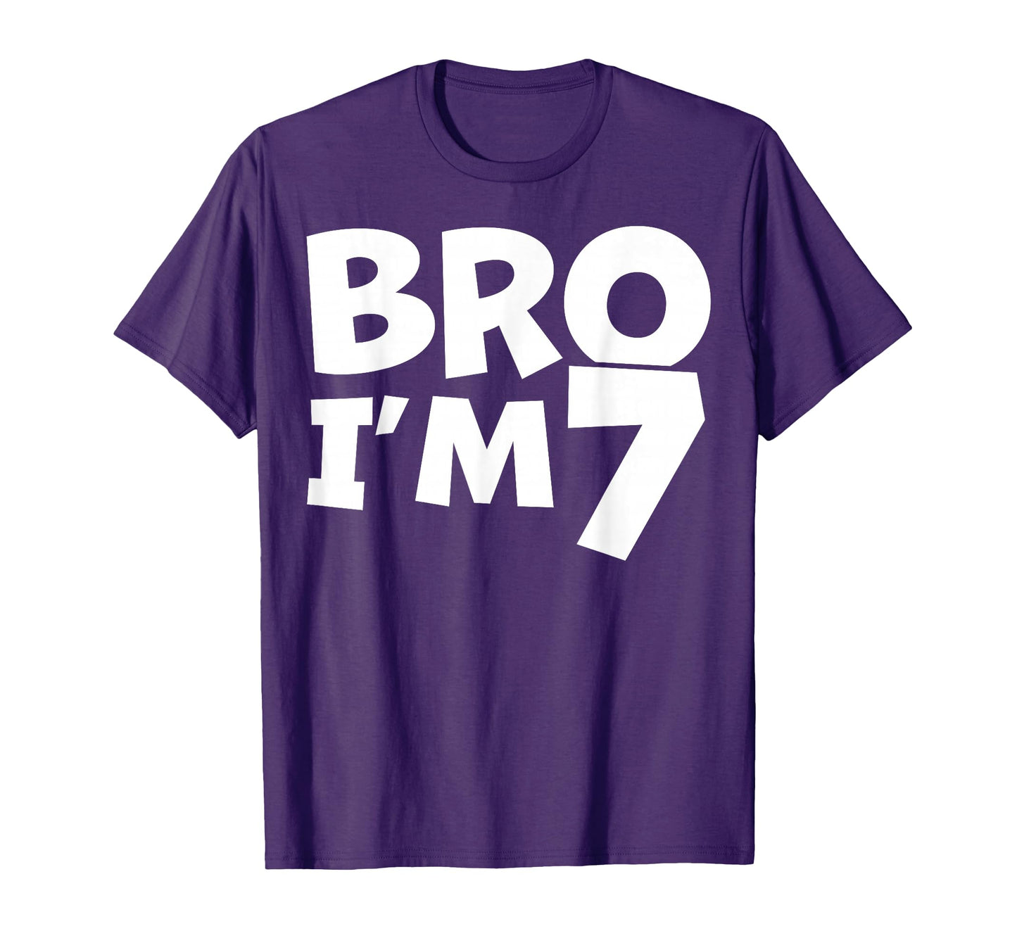 7 Year Old BDay Decorations Son Boy 7yr 7th Birthday T-Shirt
