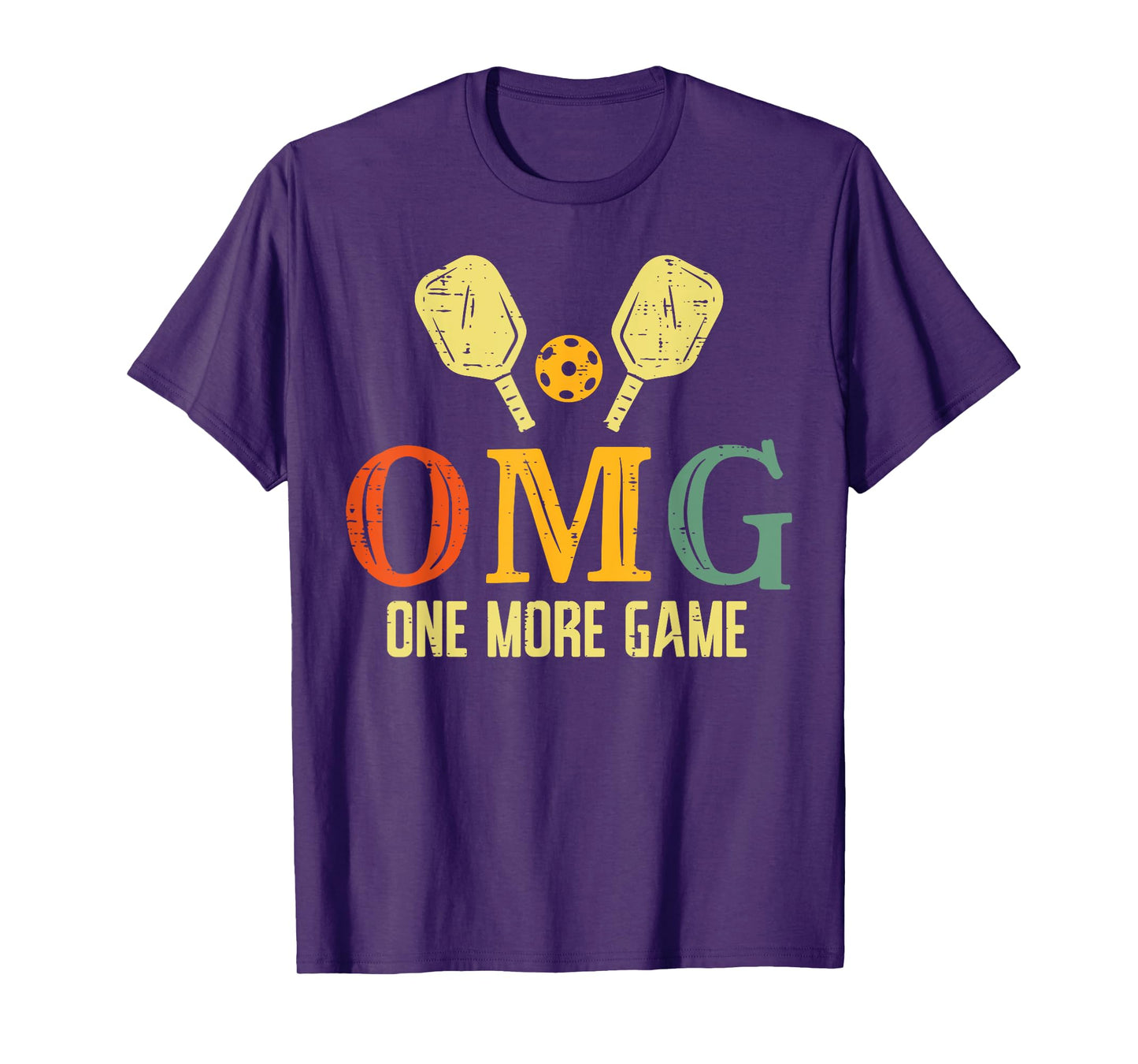 Pickleball OMG One More Game Pickle Ball Sports Men Women T-Shirt