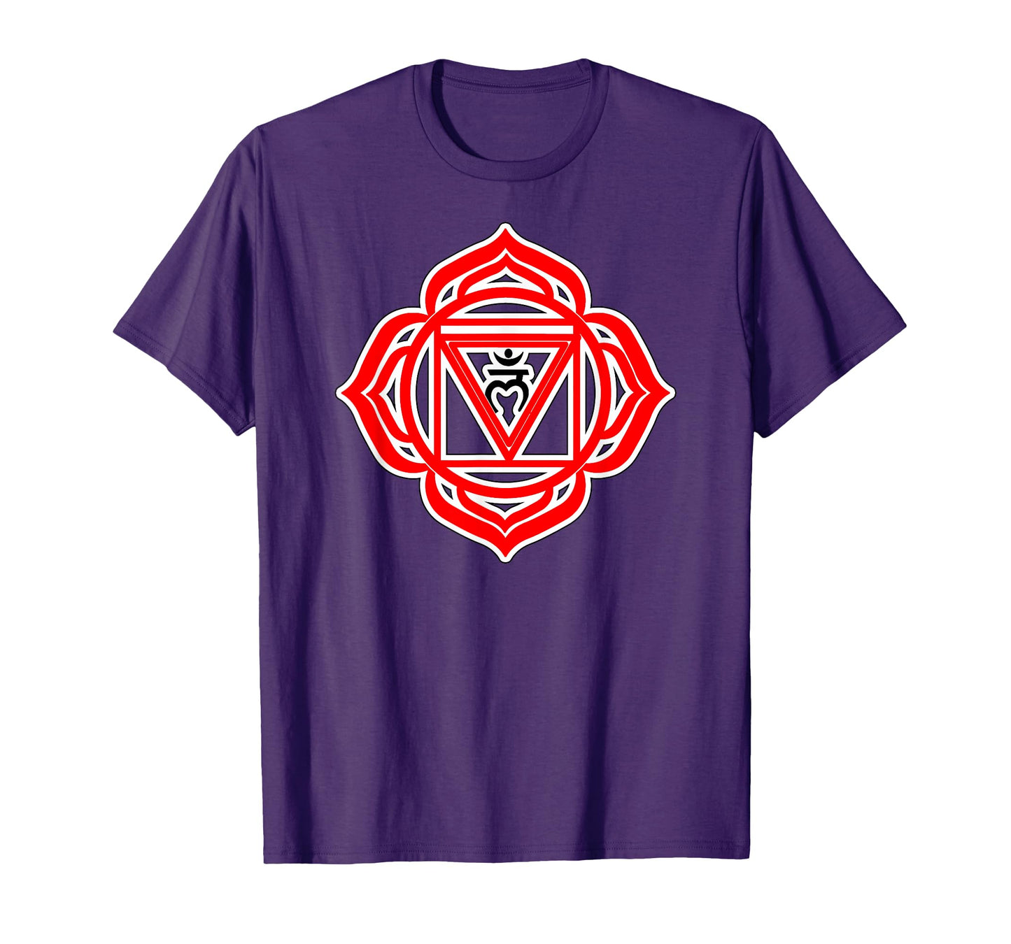 Yoga Muladhara Root Basic Truth Red Chakra T-Shirt
