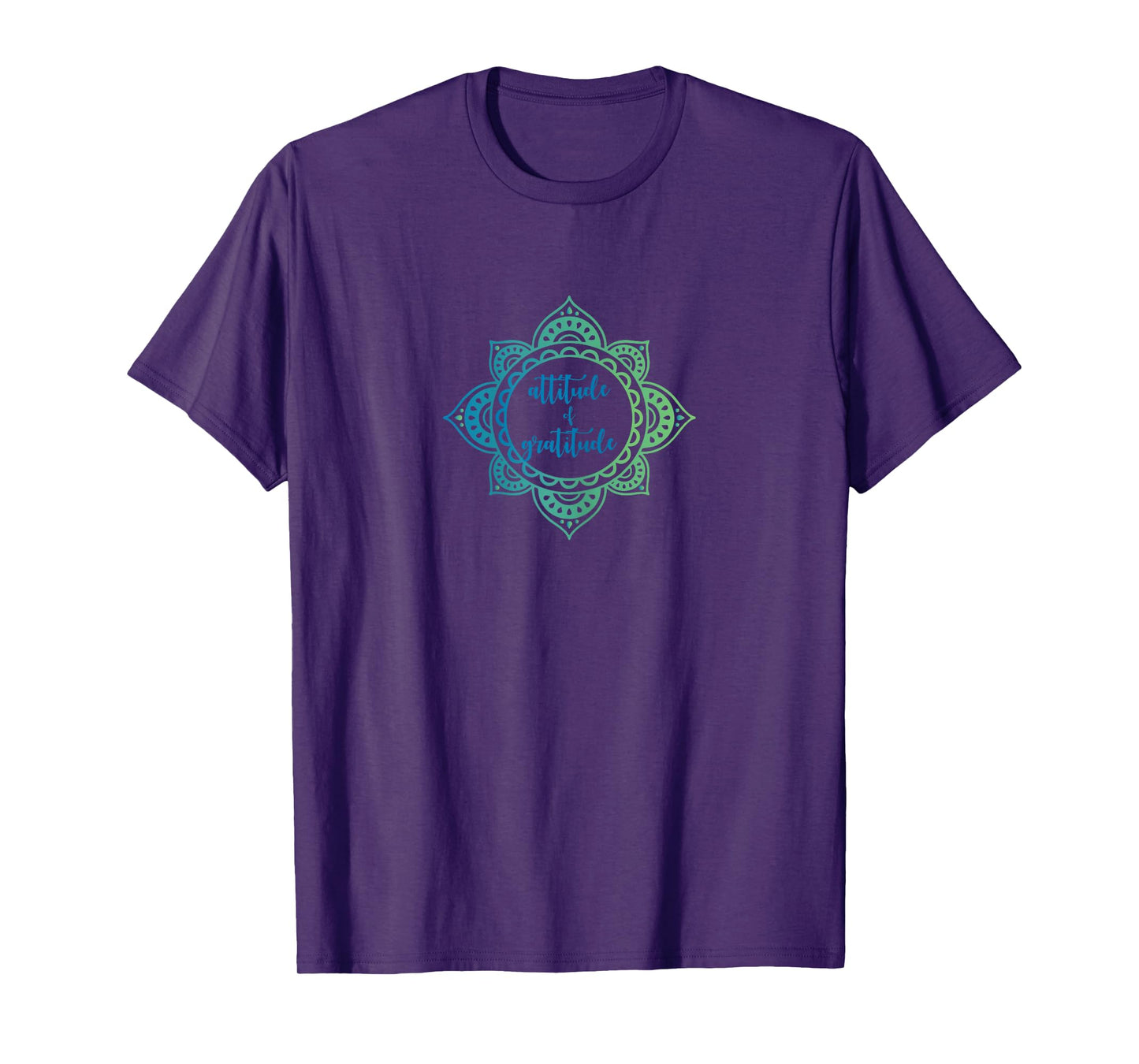Attitude of Gratitude Mandala t-shirt grateful spiritual