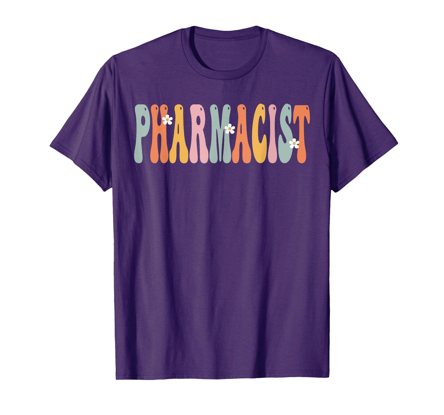 Pharmacist Week Groovy Appreciation Day For Women For Work T-Shirt