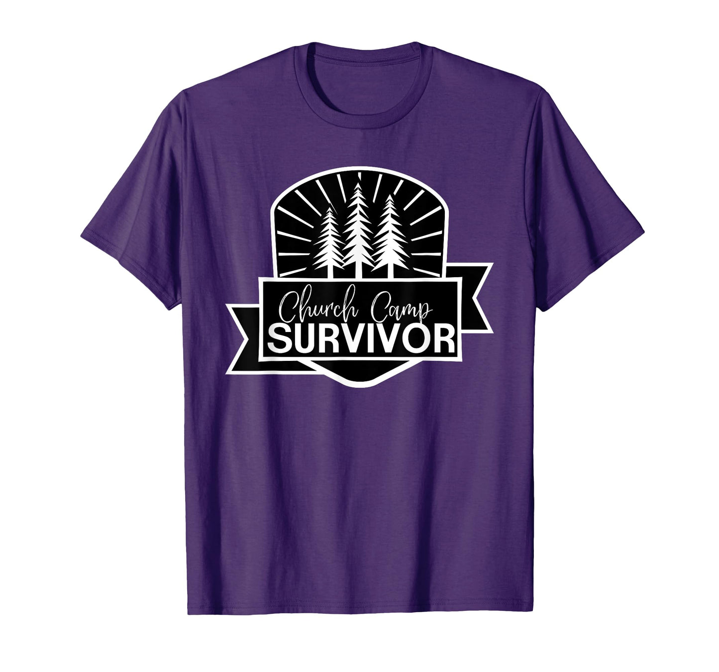 Church Camp Survivor I Survived Summer Camp Christian Tee T-Shirt