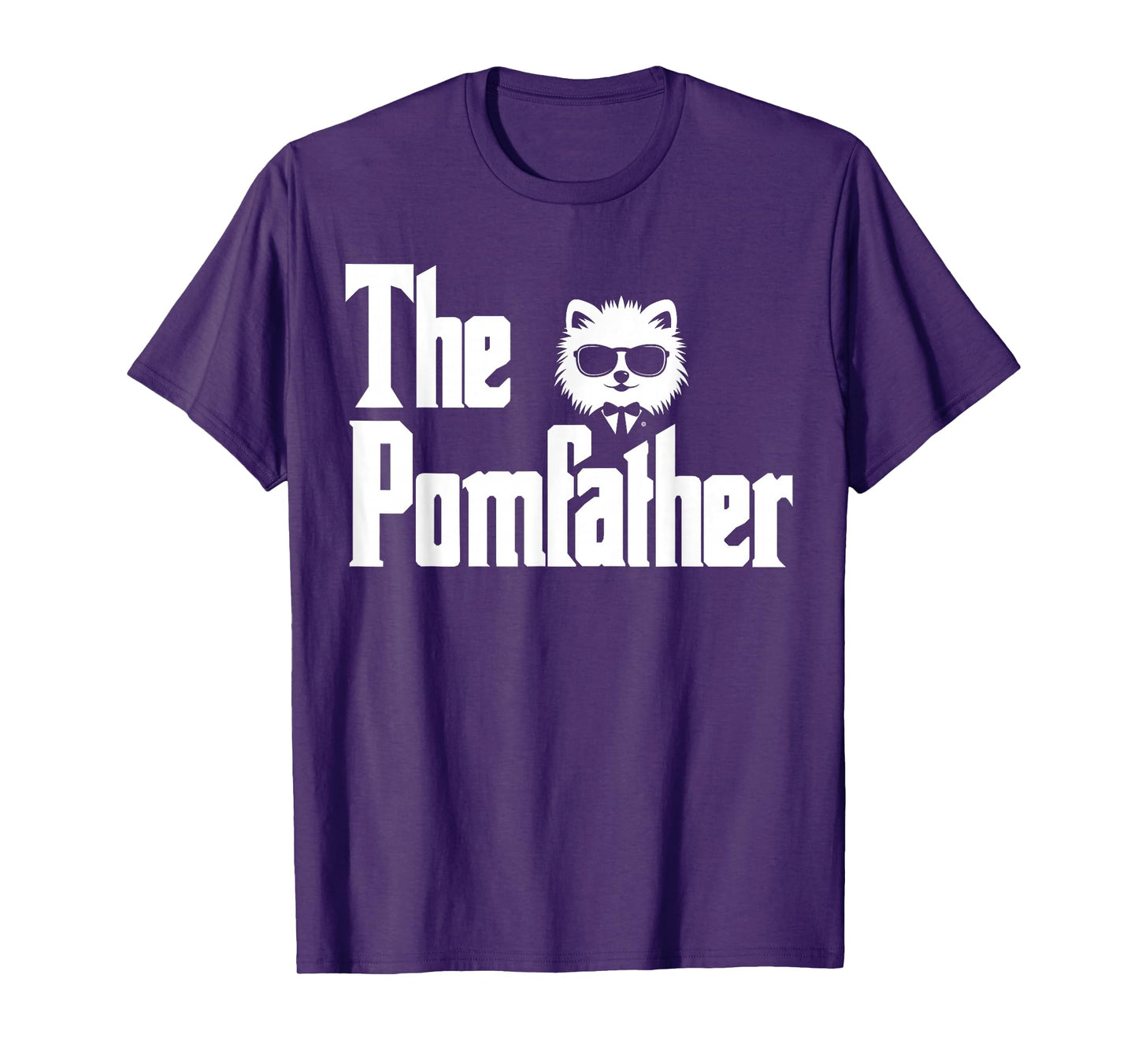 The PomFather Funny Pomeranian Dog Dad Shirt Men Gifts T-Shirt