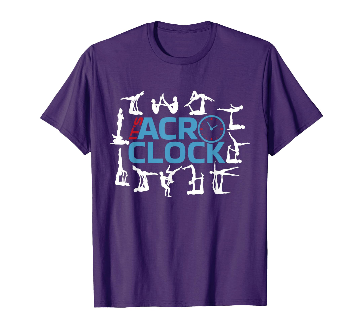It's Acro o Clock | Aerial Acroyoga TShirt | Funny Acro Yoga T-Shirt