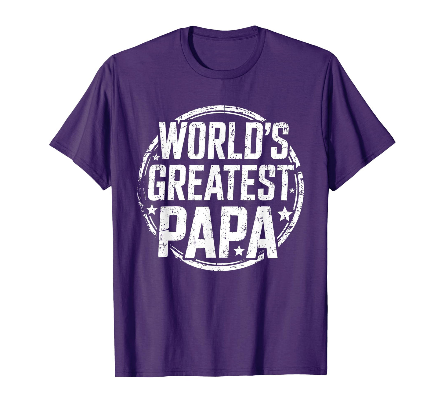 World's Greatest Papa Shirt Best Grandpa Men Fathers Day T-Shirt
