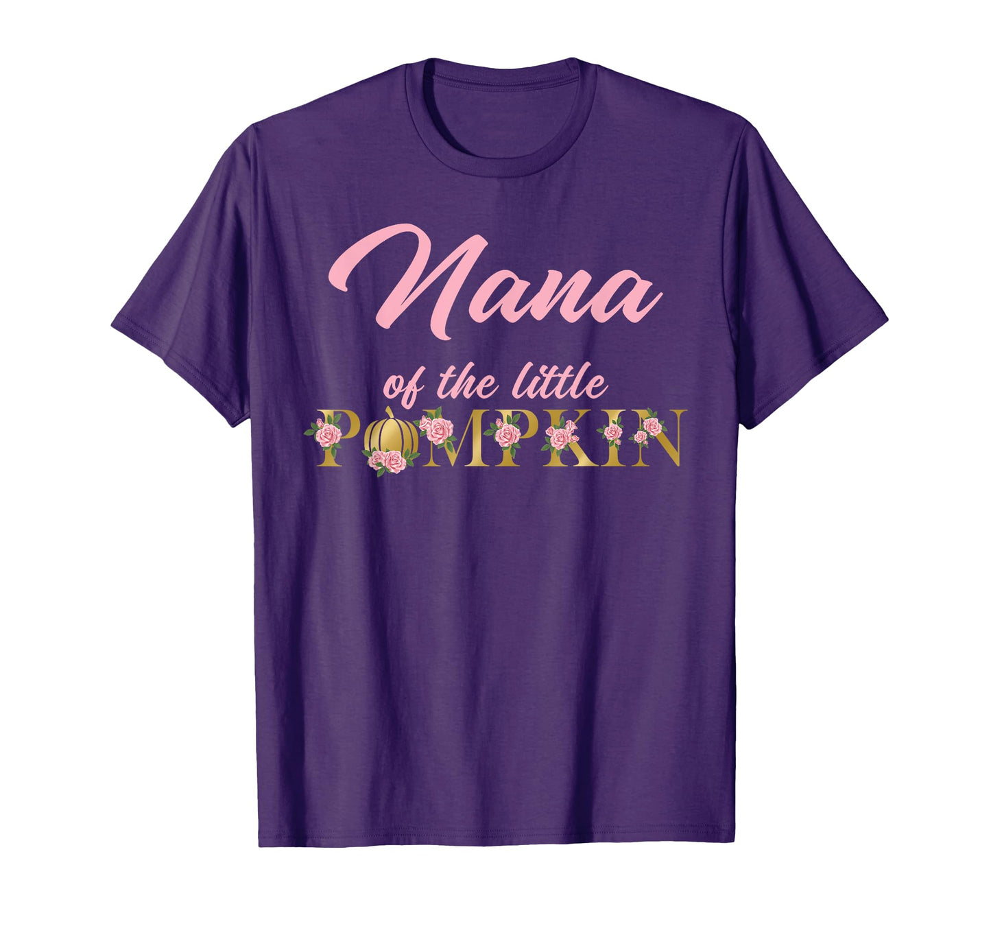Nana of Little Pumpkin First Birthday Autumn Pumpkin T-Shirt
