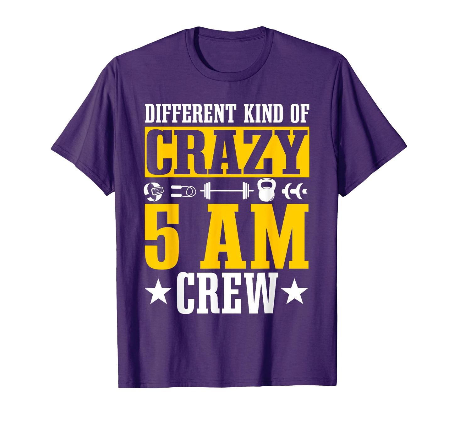 Workout Squad 5AM Crew Funny Gym Quote T-Shirt