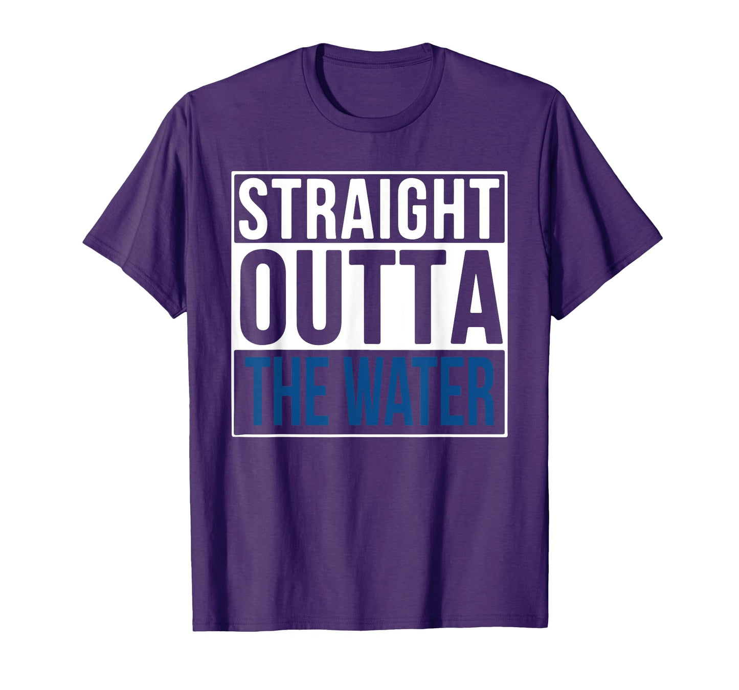 STRAIGHT OUTTA THE WATER T SHIRT - Christian Baptism T Shirt T-Shirt