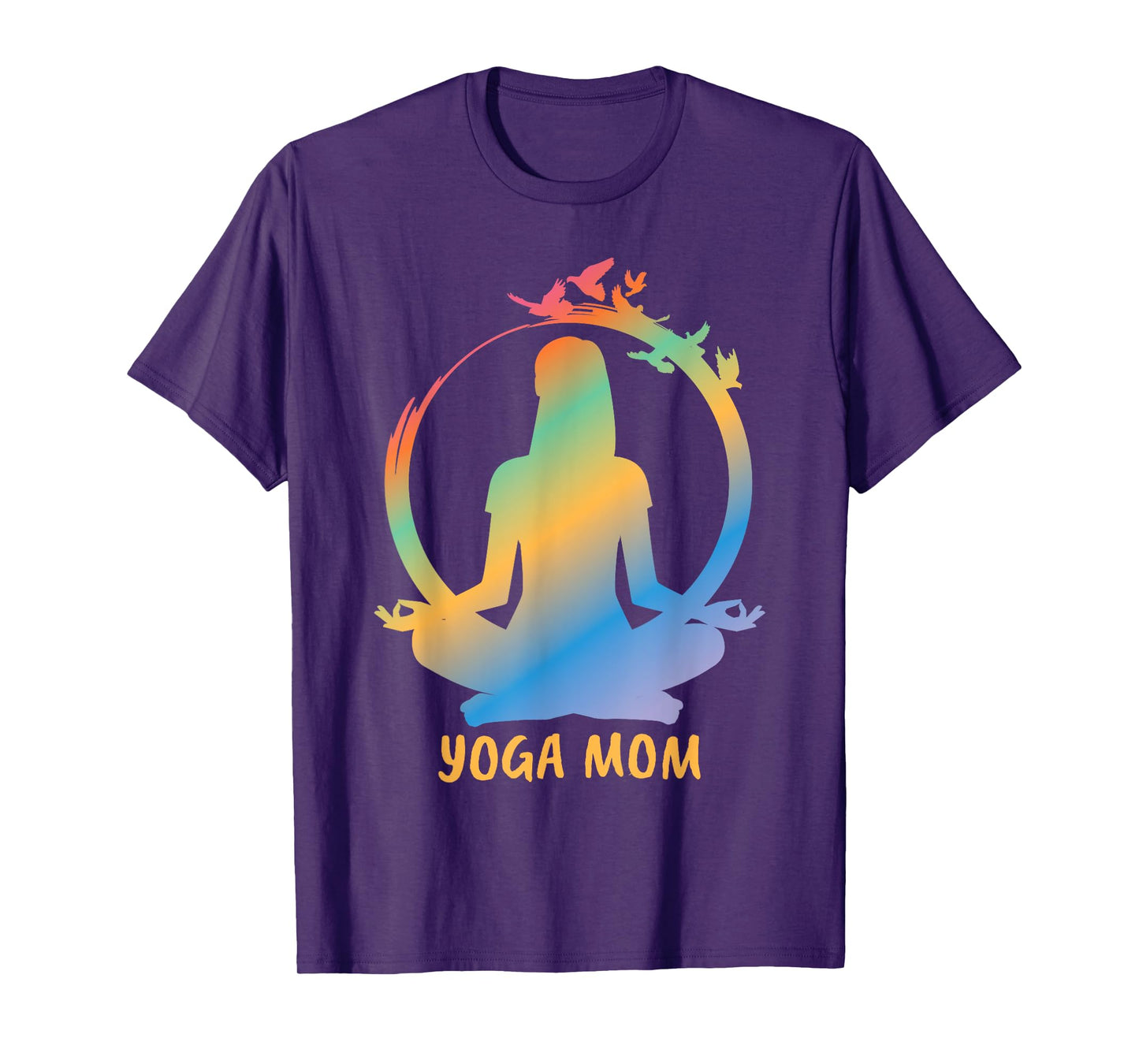Peaceful Yoga Mom Meditation Mother's Day Gift T-Shirt