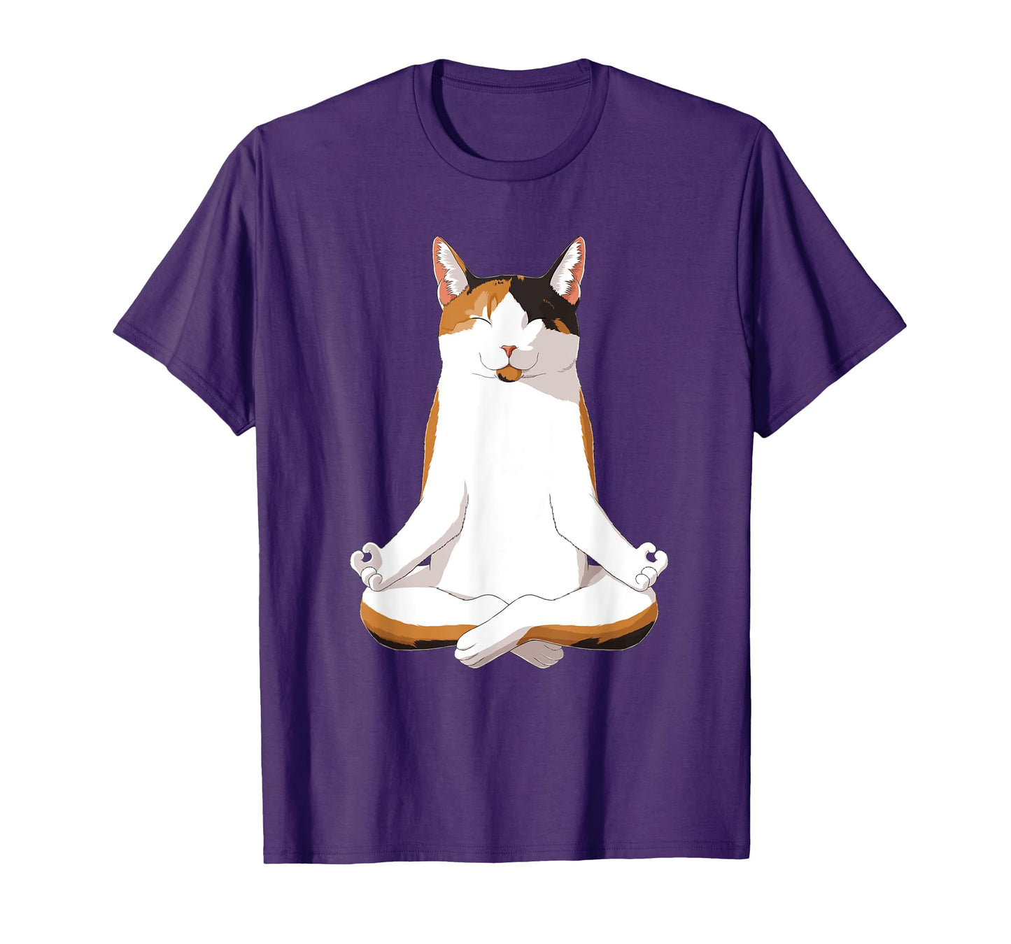 Yoga Calico Cat T-Shirt