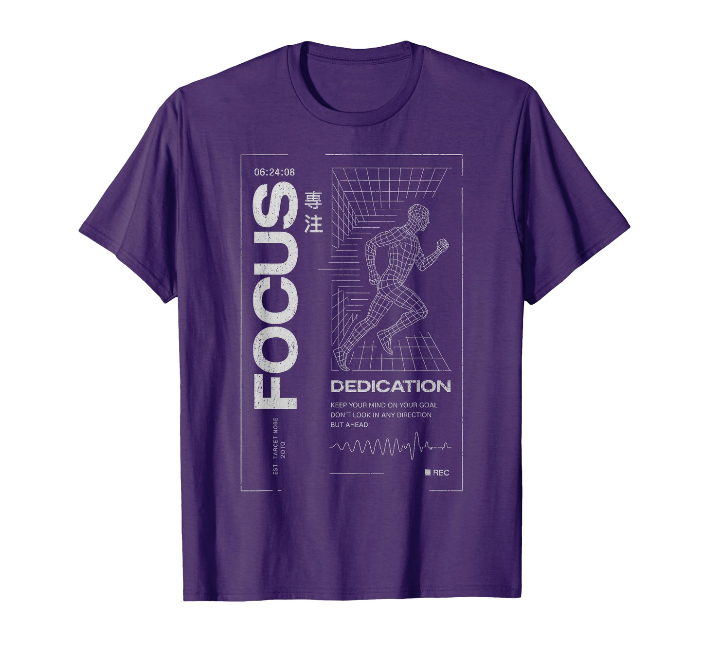 Y2K Fitness Quote Gym Training Discipline Yoga Sport Workout T-Shirt