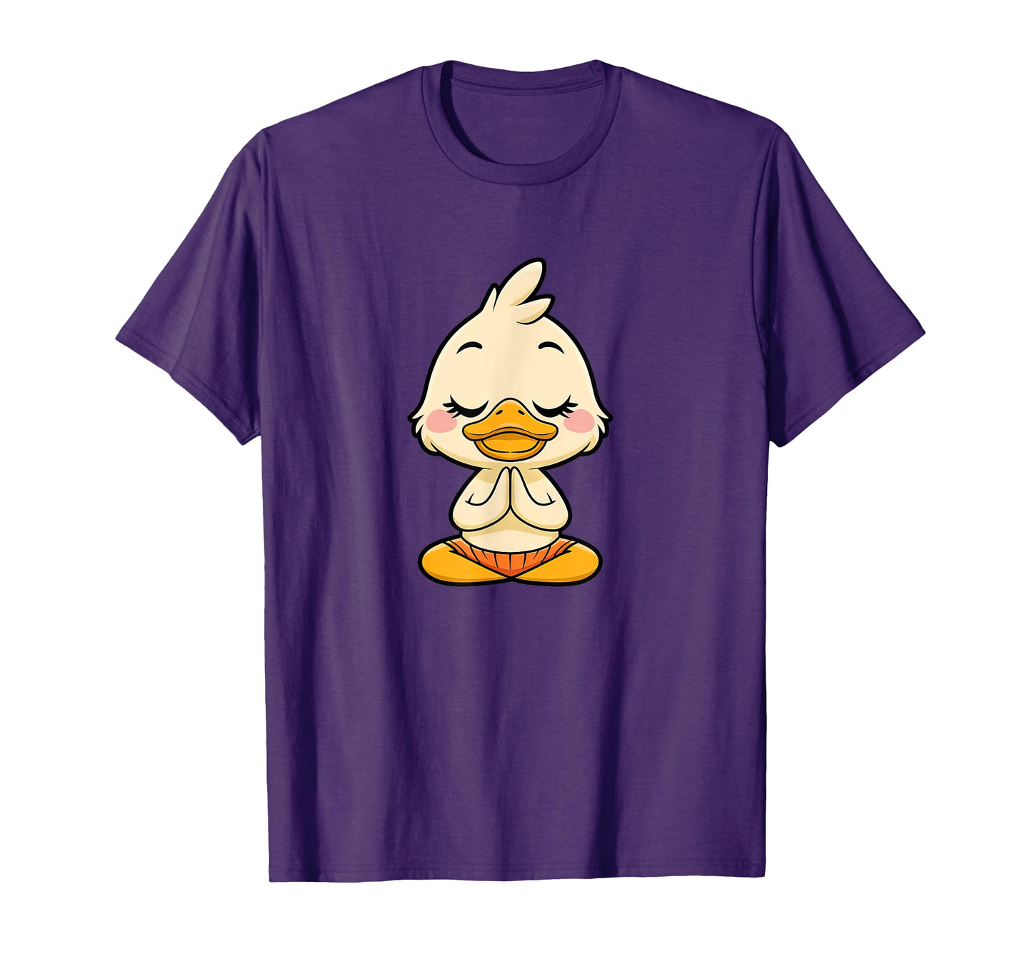 Meditating Duck Inner and Peace Yoga Relaxation T-Shirt