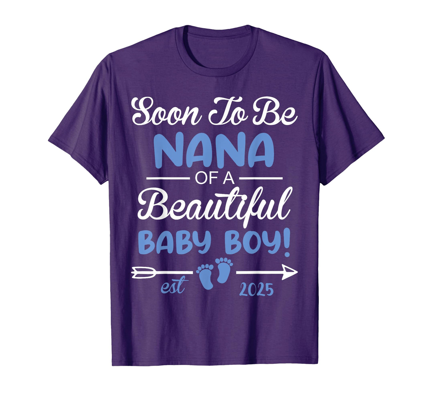 Soon To Be NANA of Beautiful Baby Boy Reveal T-Shirt