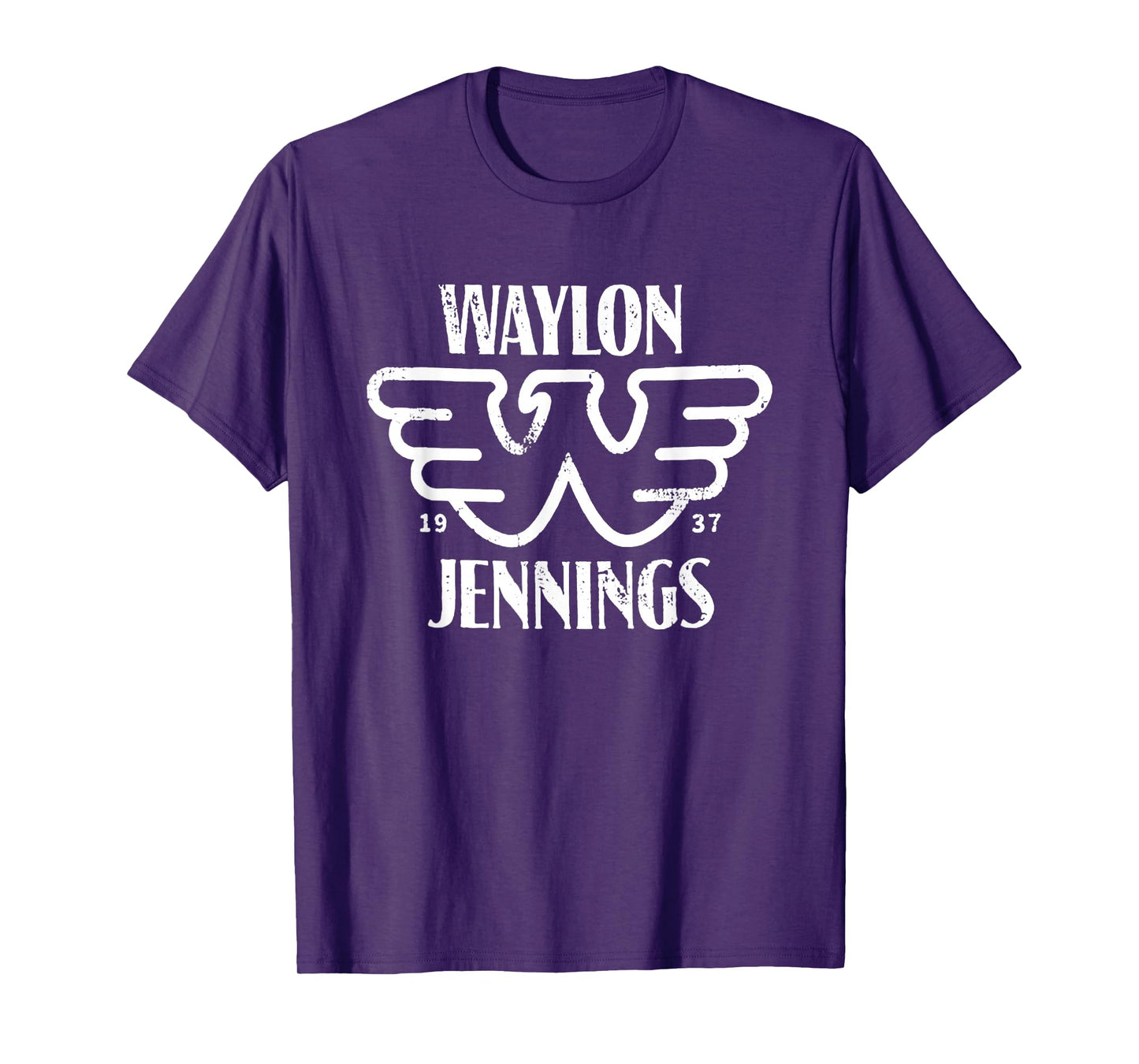 Waylon Jennings - Official Merchandise - Flying W Vintage T-Shirt