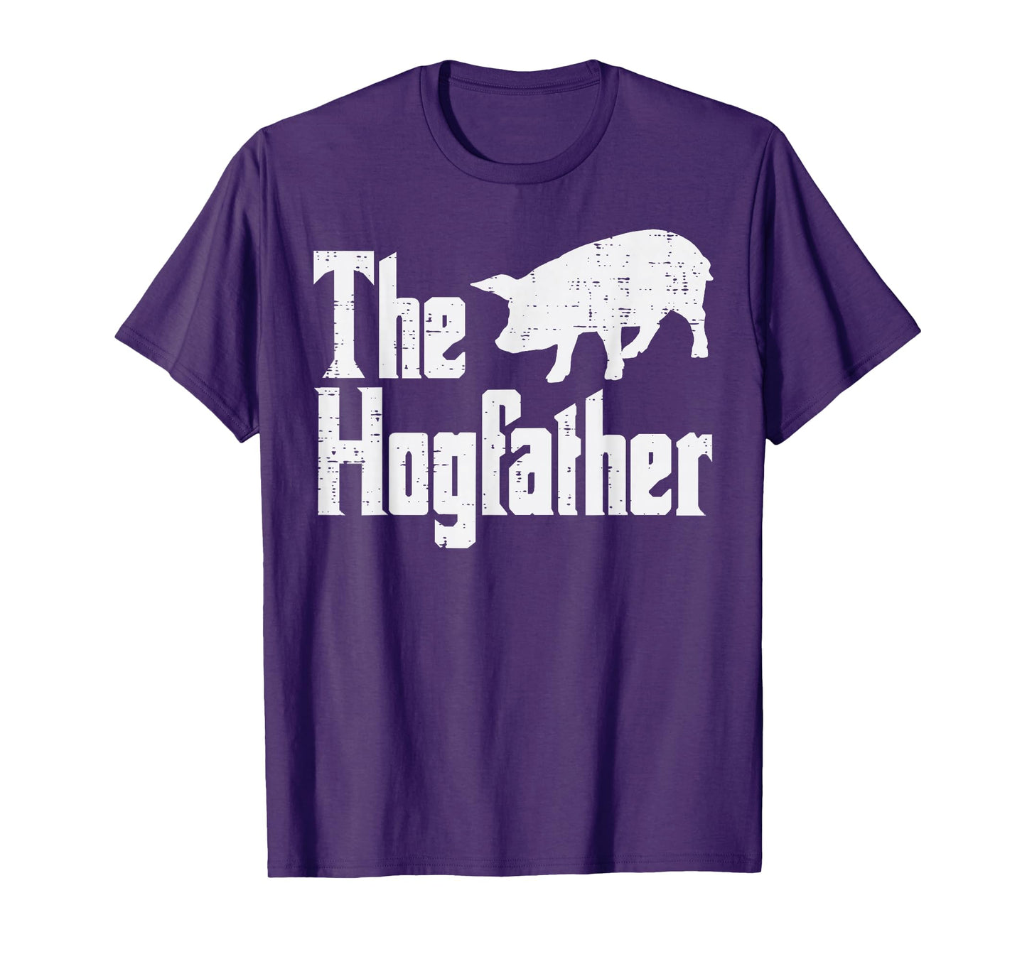 Pig The Hogfather Funny Hog Dad Fathers Day Parody Papa Men T-Shirt