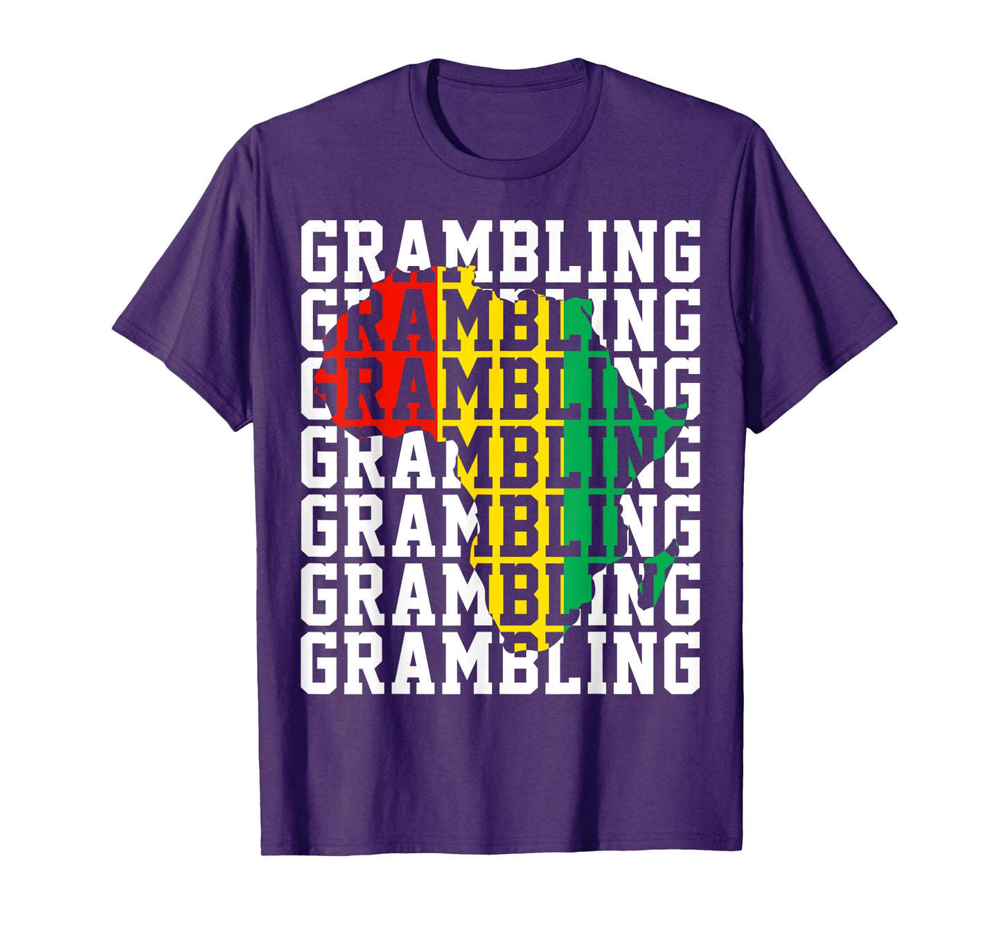 Grambling HBCU with Africa Historical Black College Alumni T-Shirt