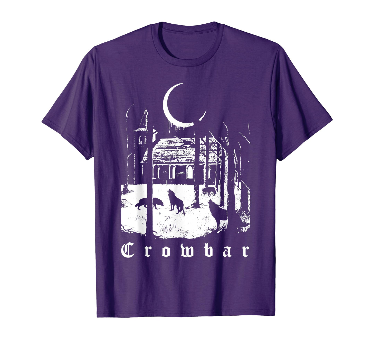 Vintage Forest Funny Retro Crowbar Meme Animal Basic T-Shirt