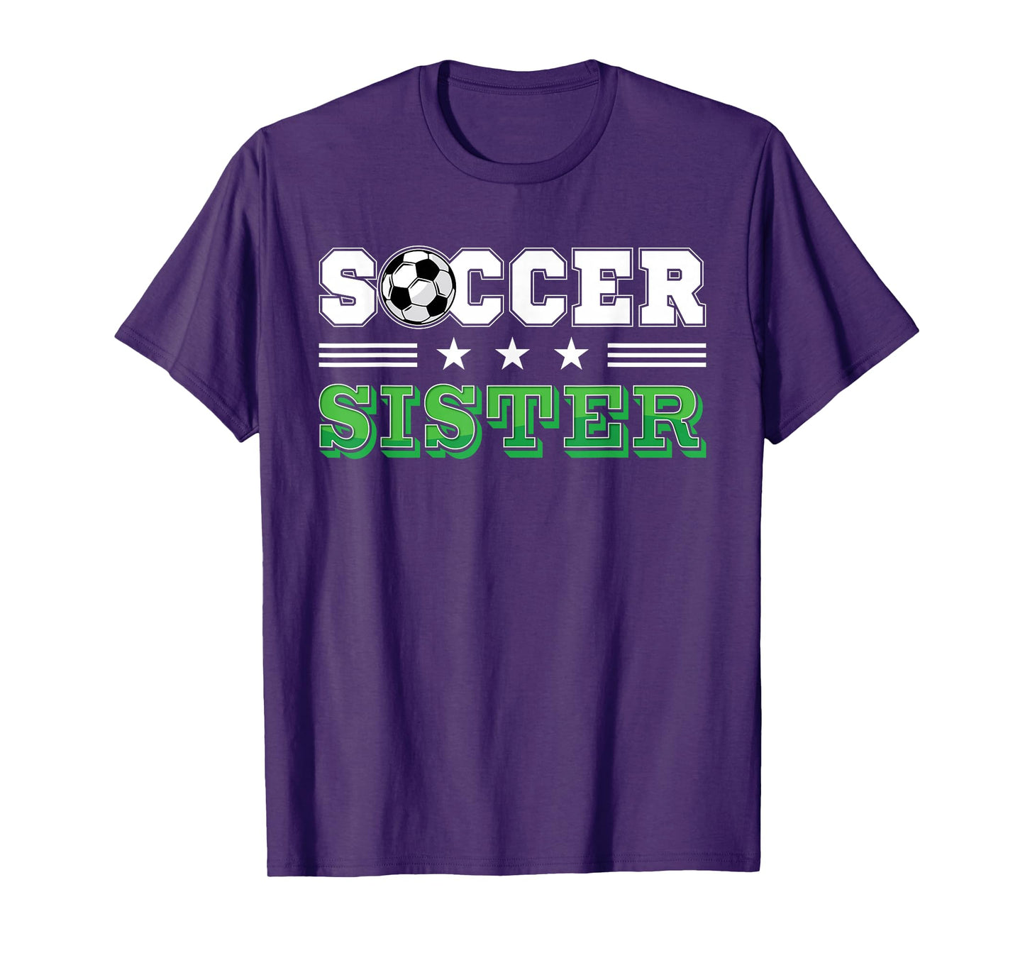 Soccer Sister Family Matching Birthday Team Supporter T-Shirt