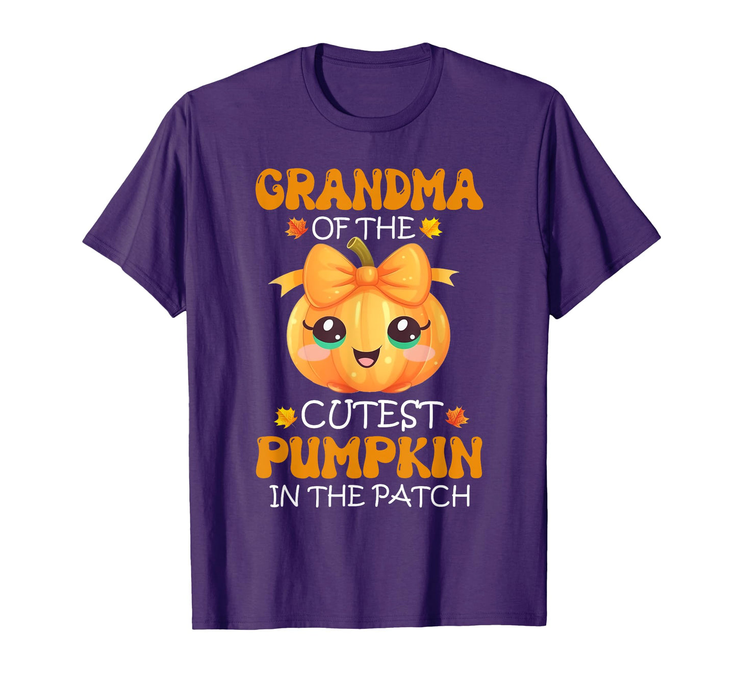 Grandma Of The Cutest Pumpkin In The Patch Halloween T-Shirt